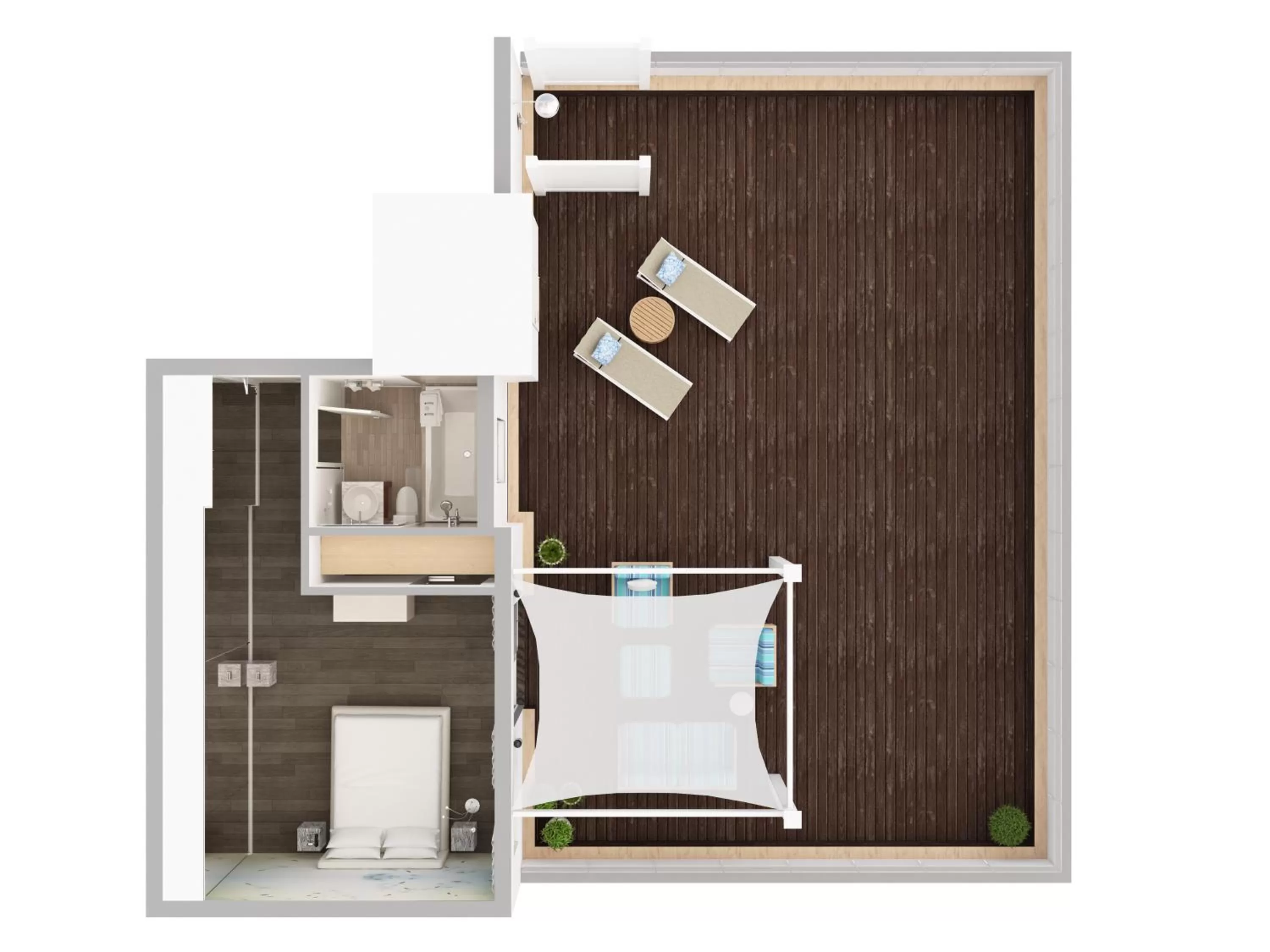 Balcony/Terrace in Penguin Hotel