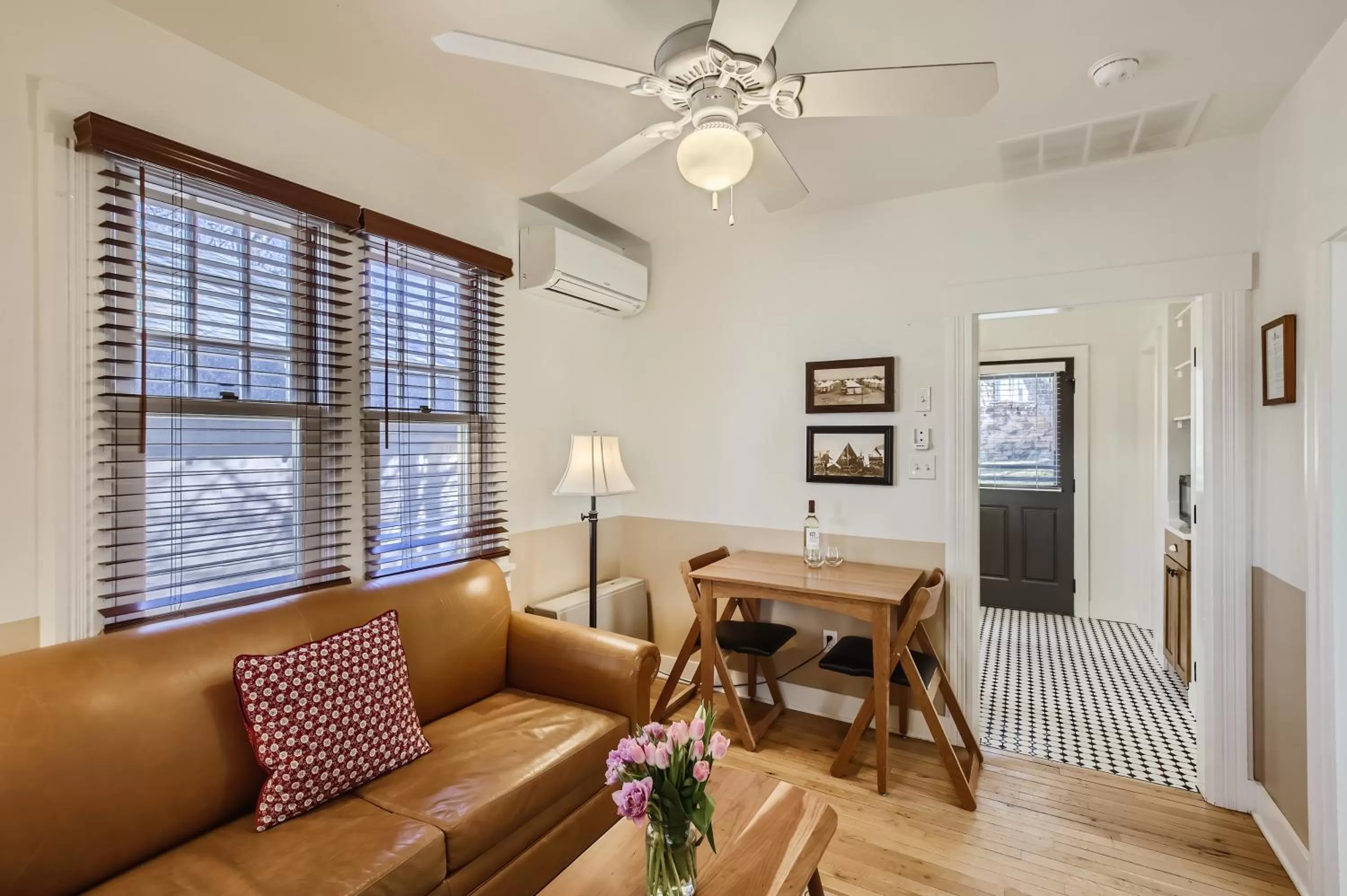 Living room in Colorado Chautauqua Cottages