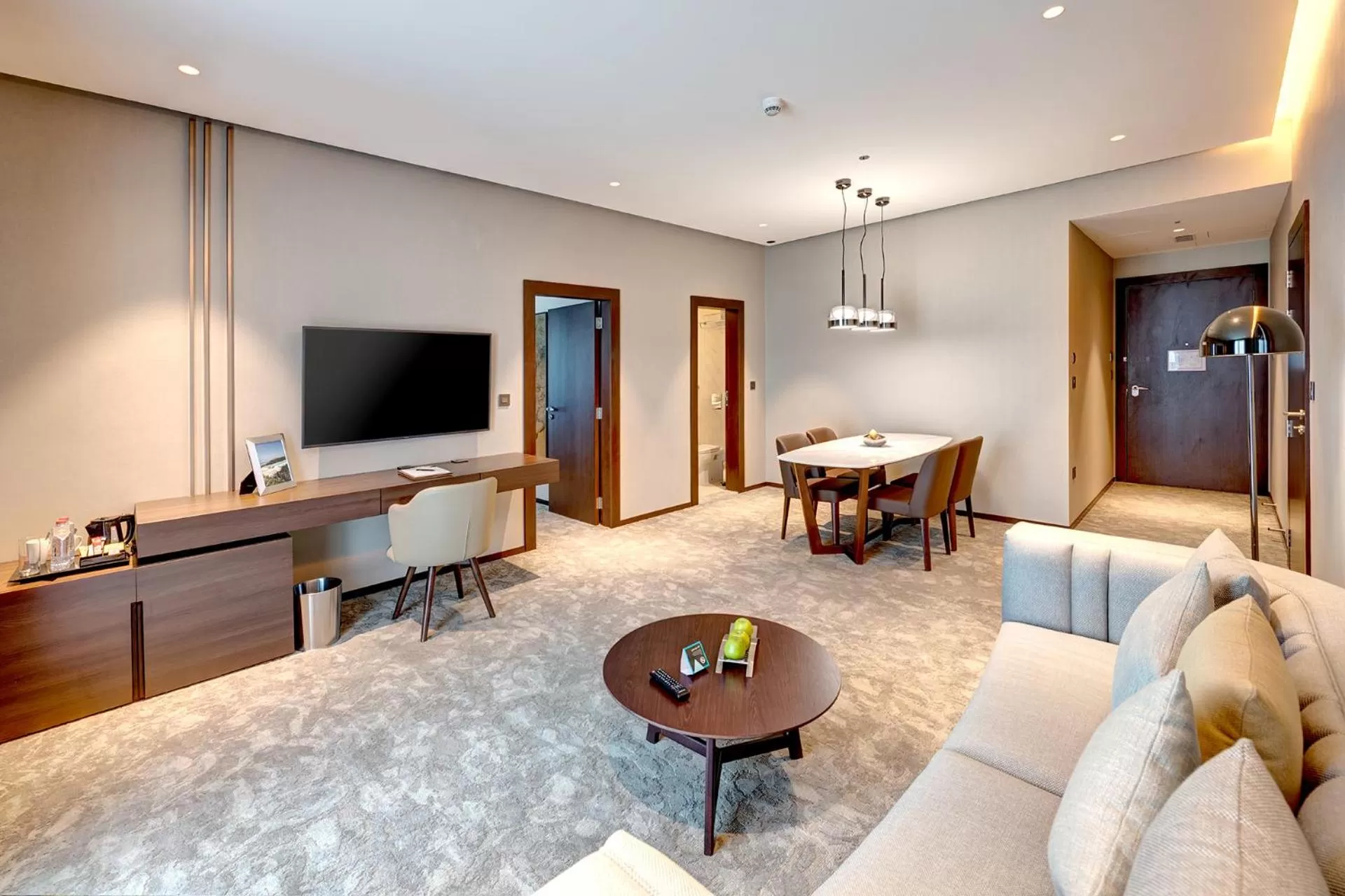 Living room in Millennium Place Barsha Heights Hotel