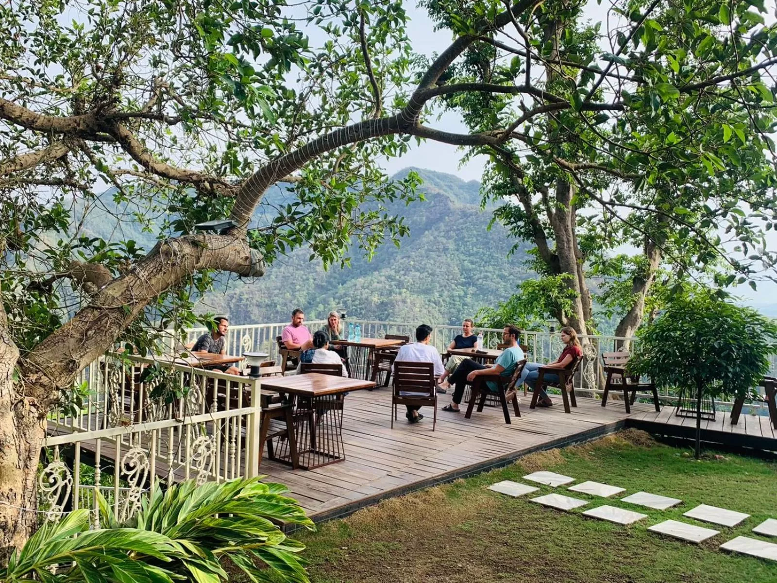 Dining area in Neer Ganga Resorts