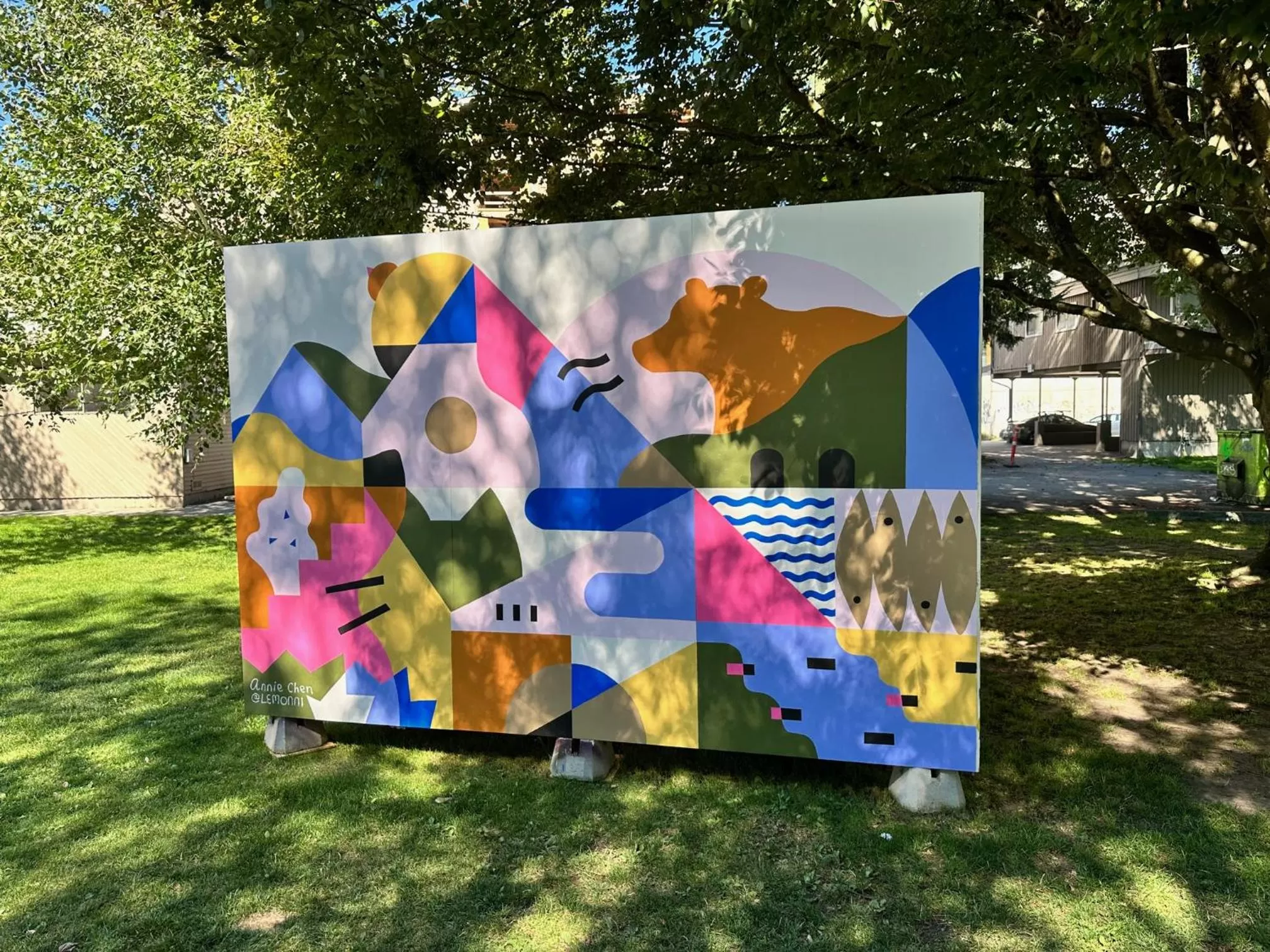 Garden view in August Jack Inn