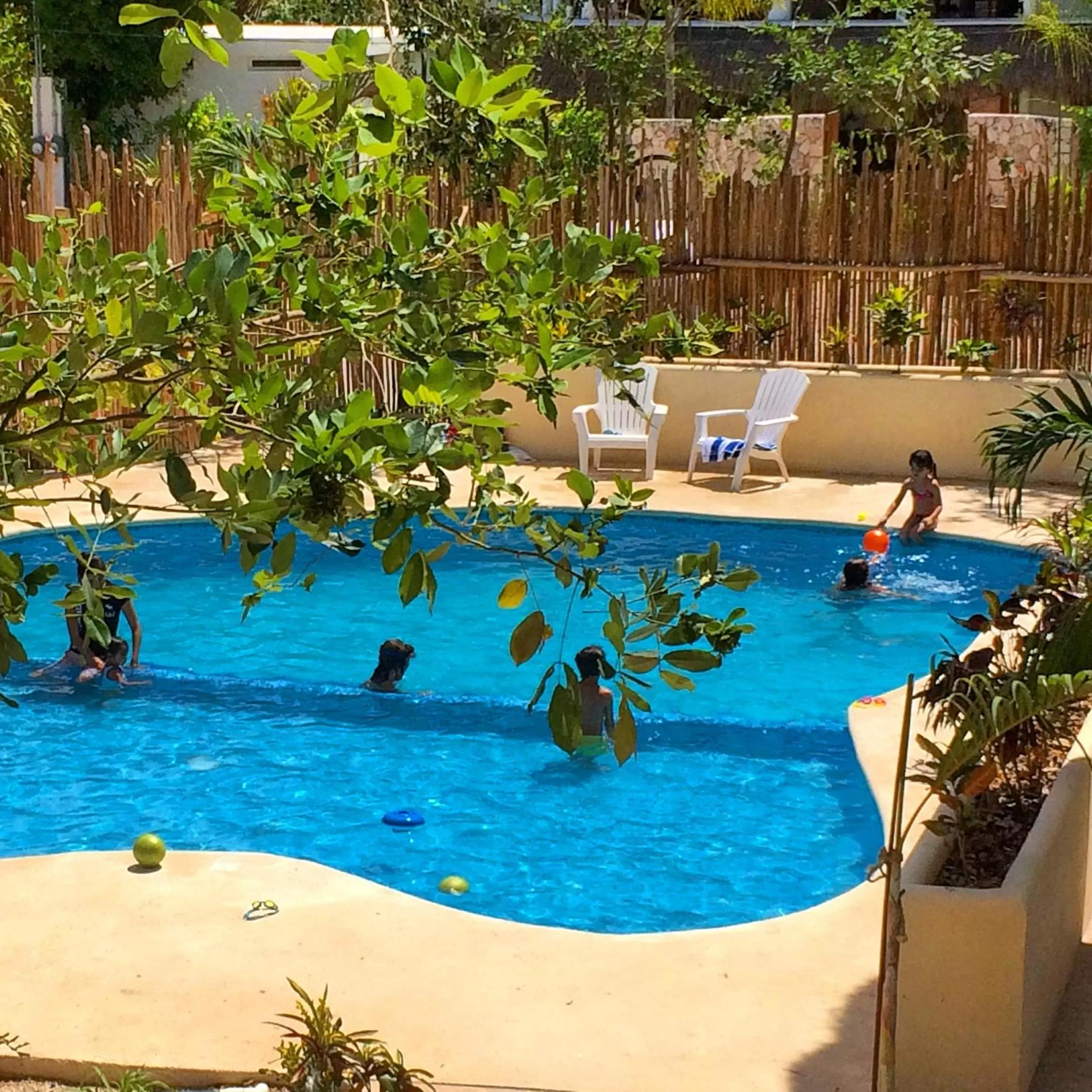 Swimming pool in Hotel & Suites Oasis Bacalar