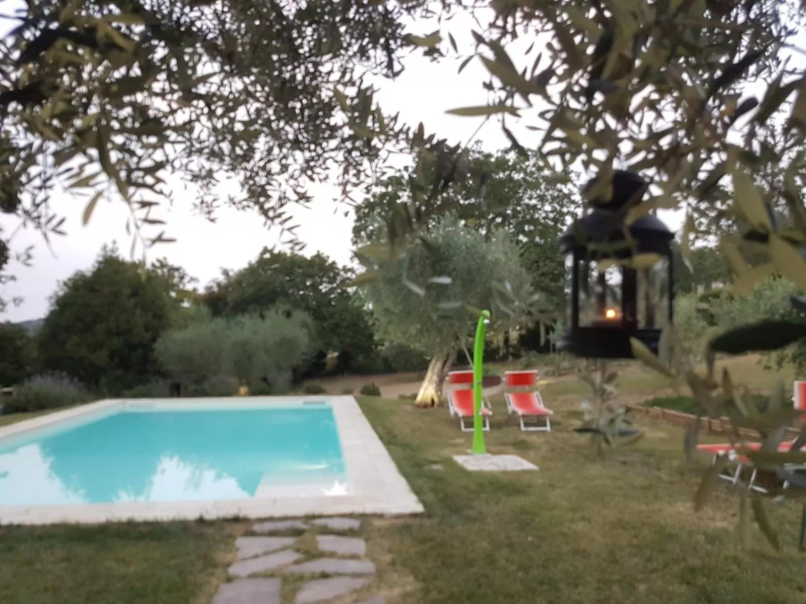 Swimming pool in Antica Fonte holiday home