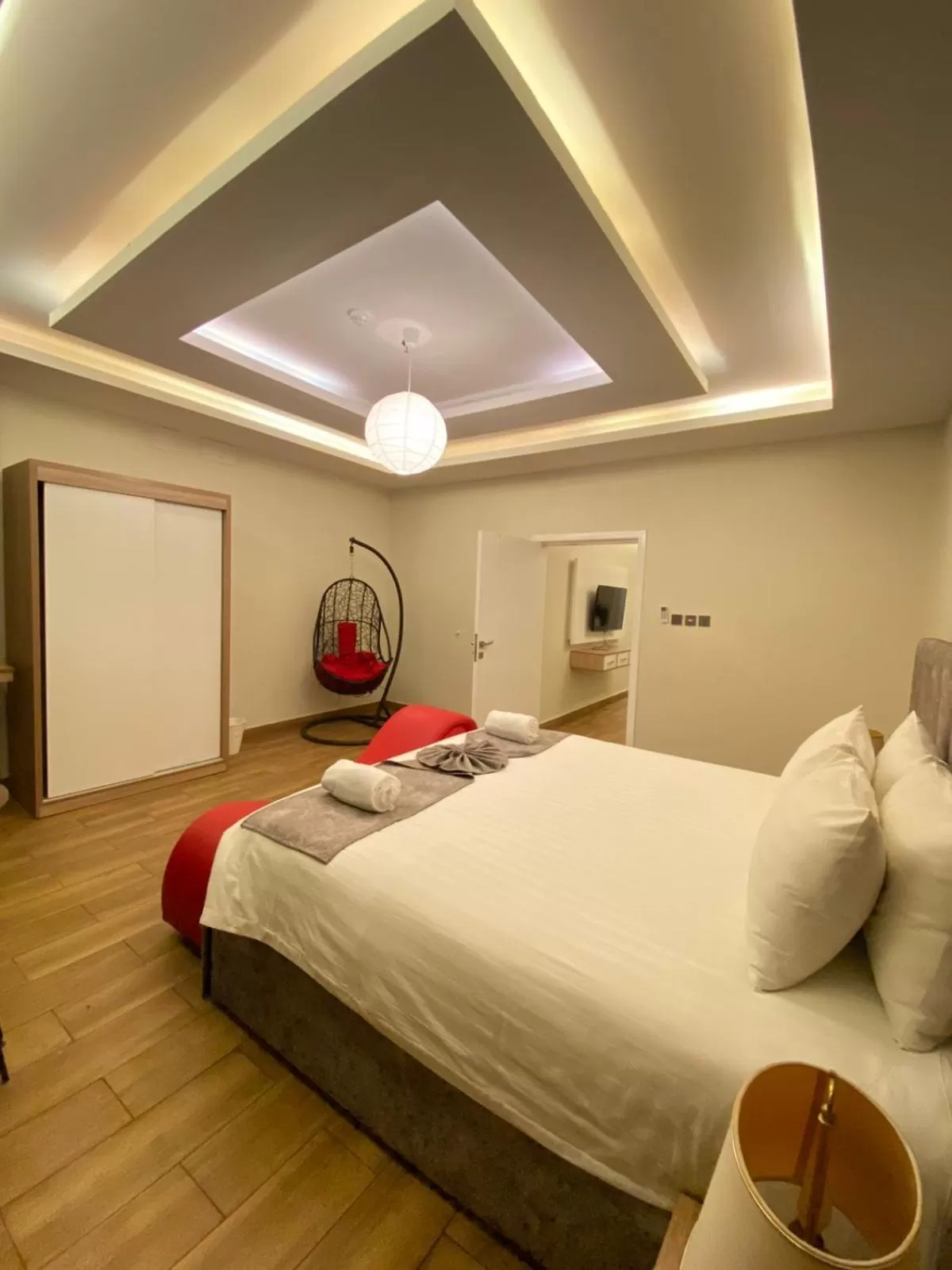 Bed in فندق جولدن توليب أبها - GOLDEN TULIP ABHA HOTEl