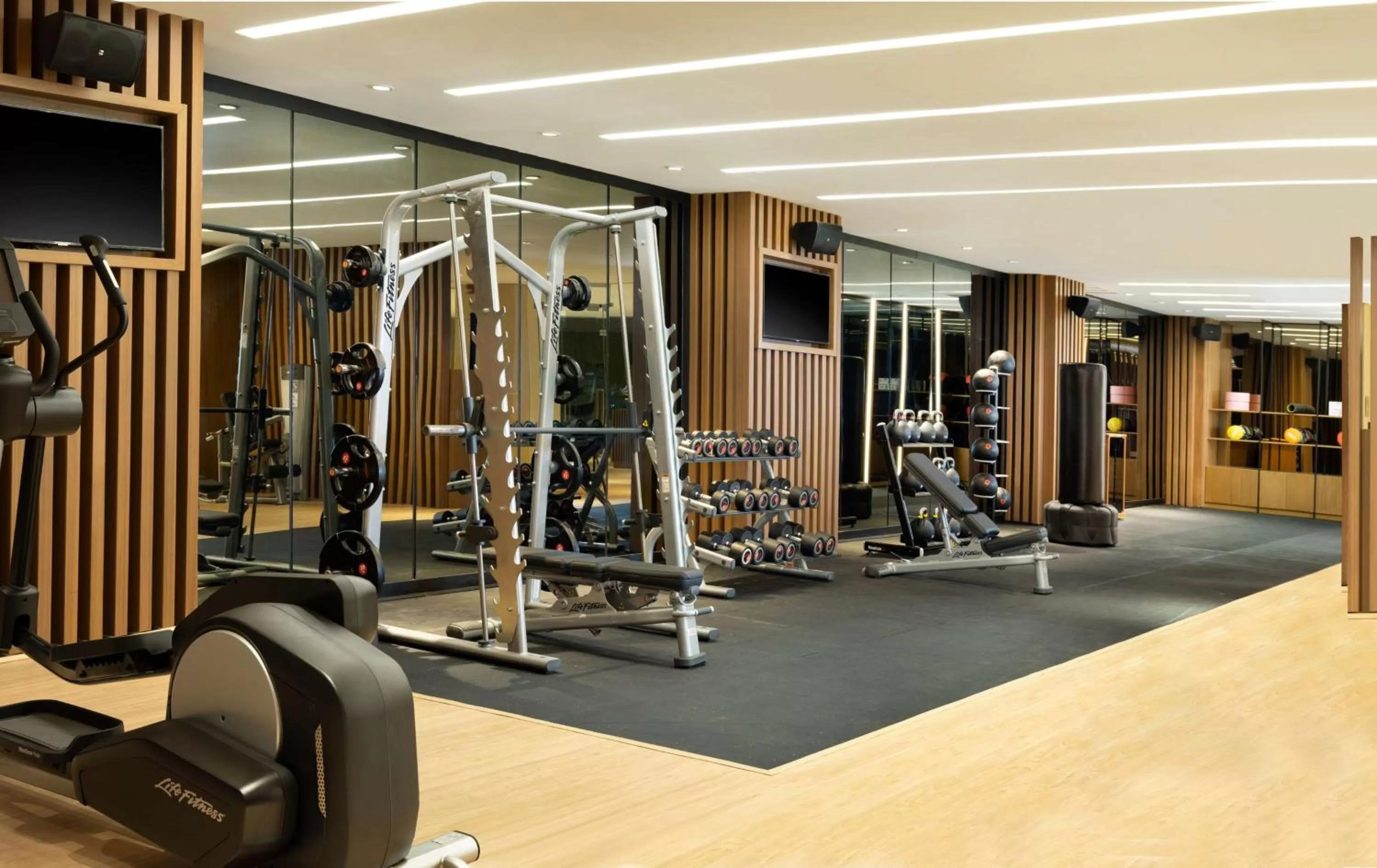 Fitness centre/facilities in DoubleTree by Hilton Surabaya