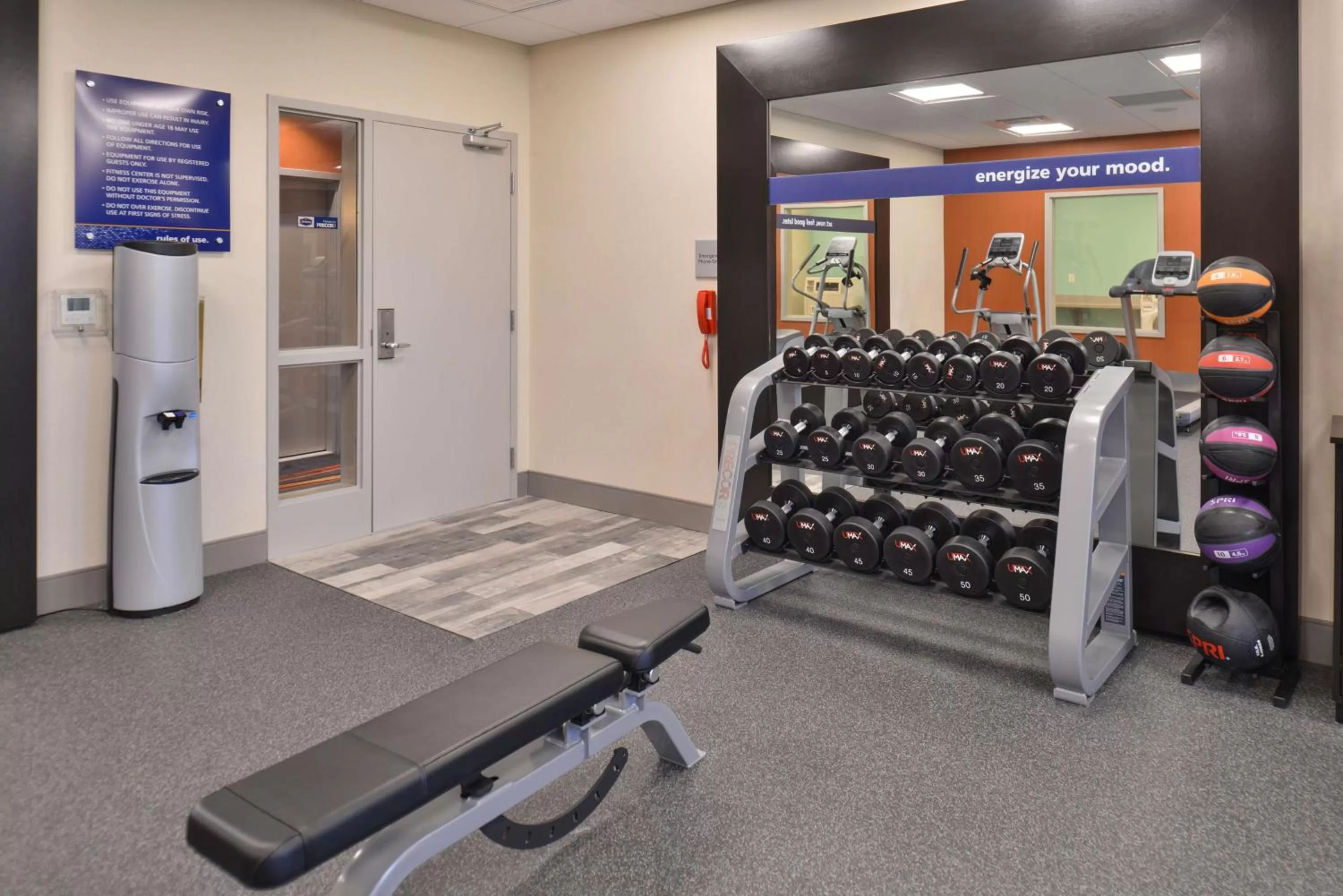 Fitness centre/facilities in Hampton Inn and Suites Ames, IA