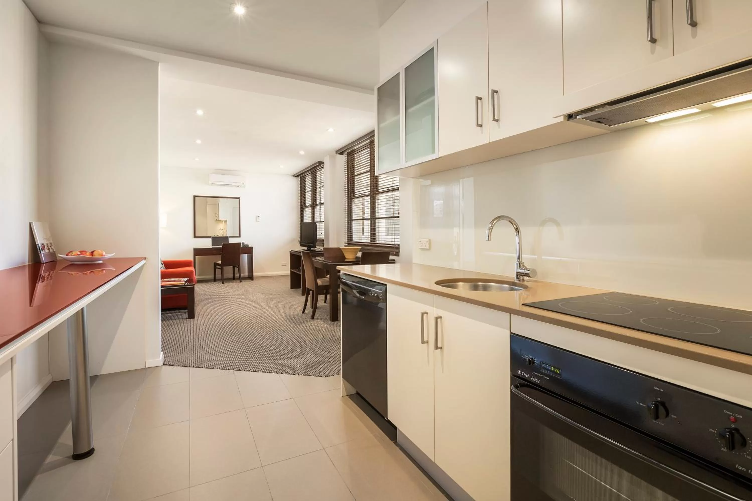 Kitchen or kitchenette in Quest Canberra