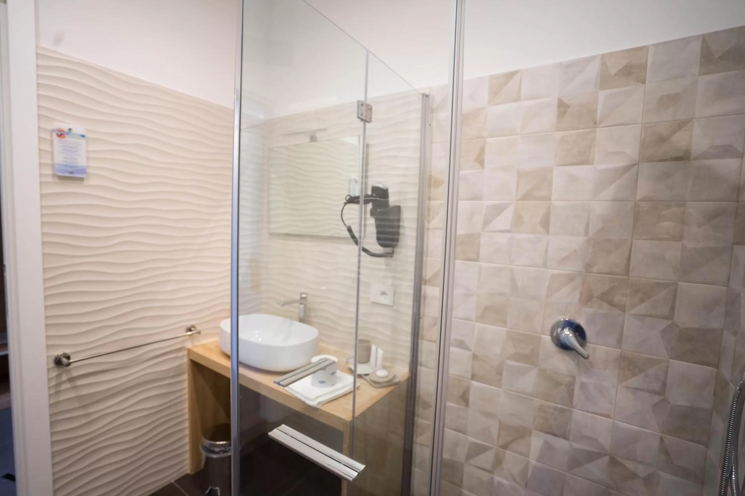 Bathroom in PM Hotel