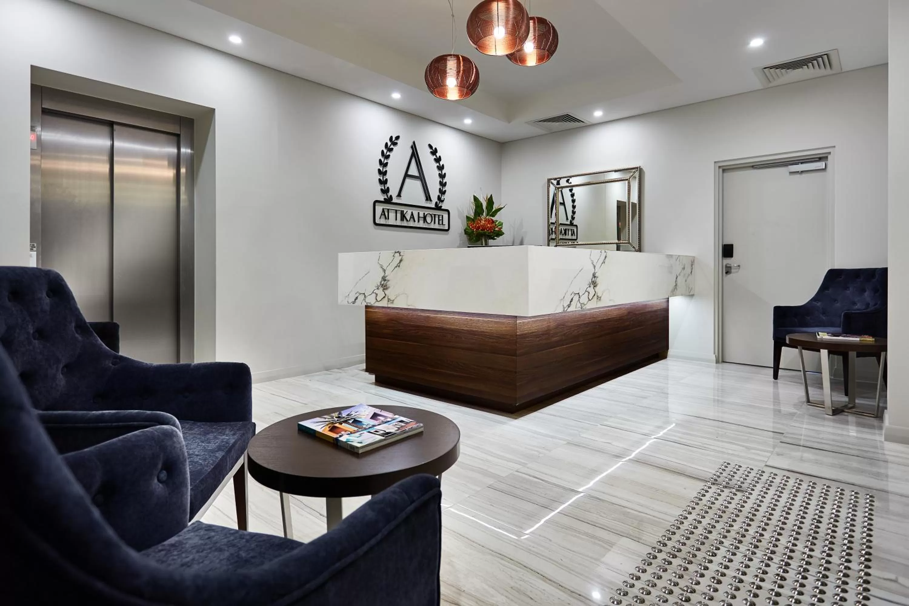 Lobby or reception in Attika Hotel