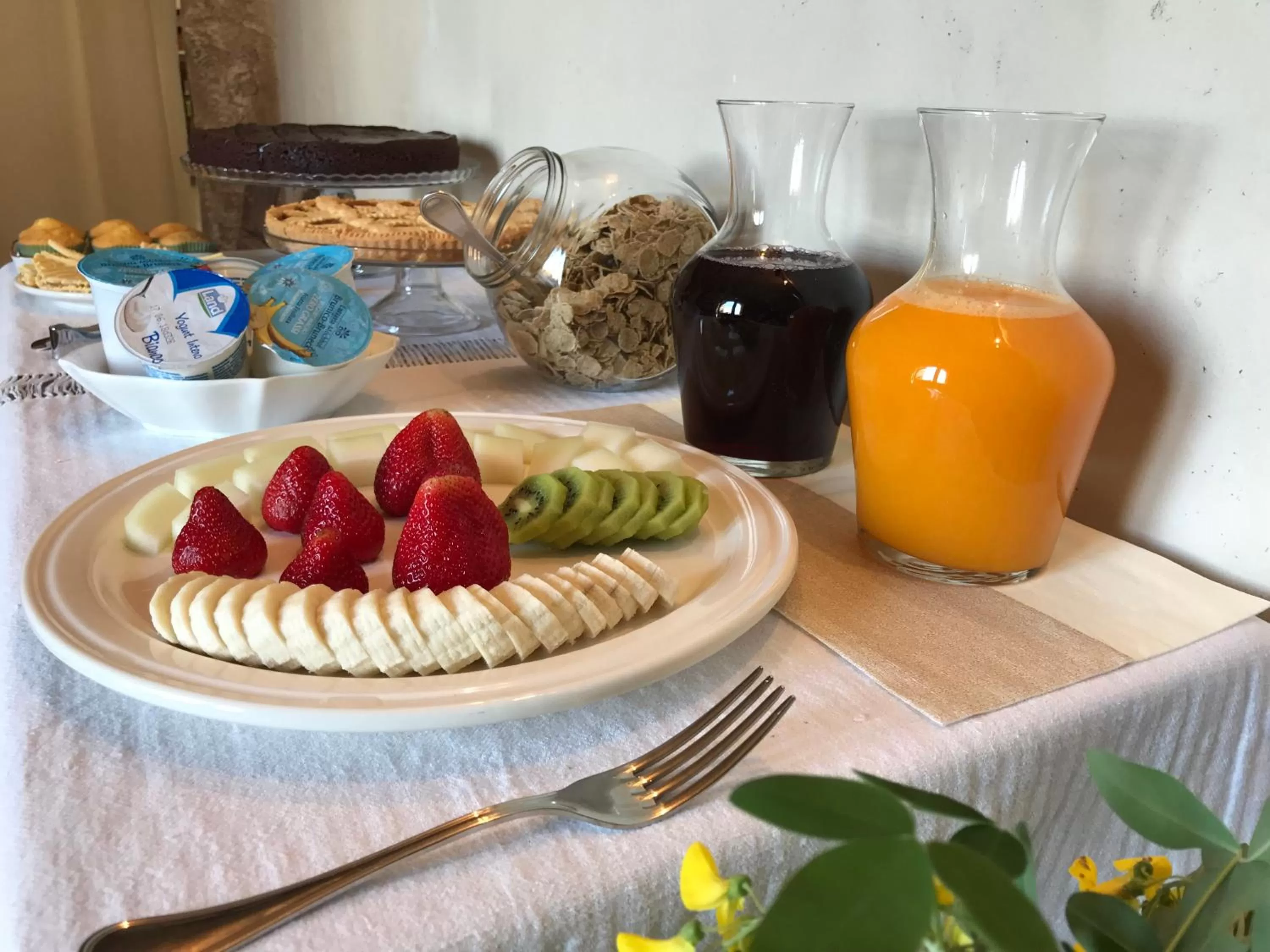 Continental breakfast in Charme in Perillis