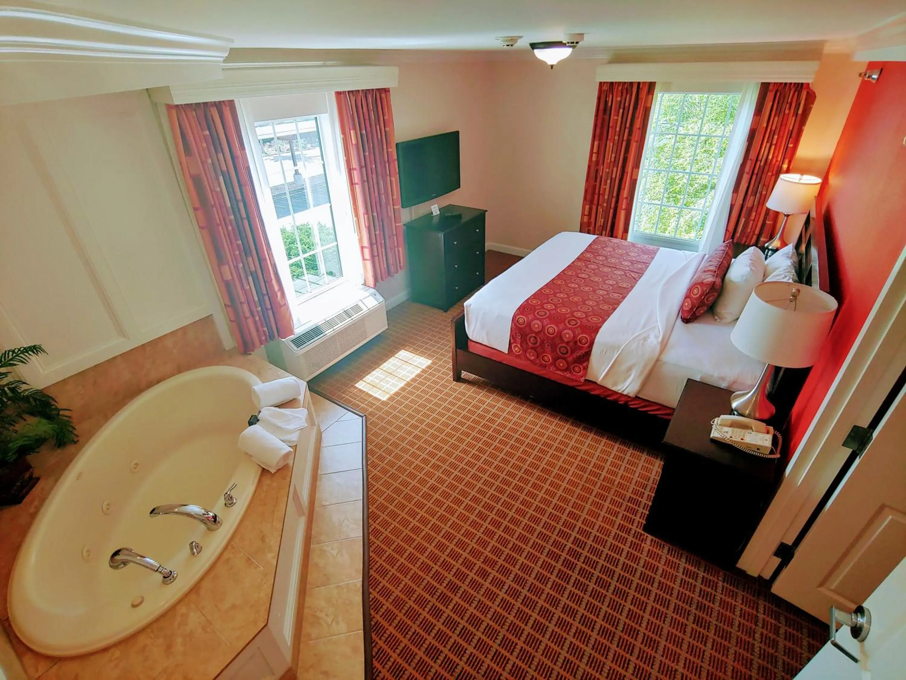 Bed in The Wilshire Grand Hotel