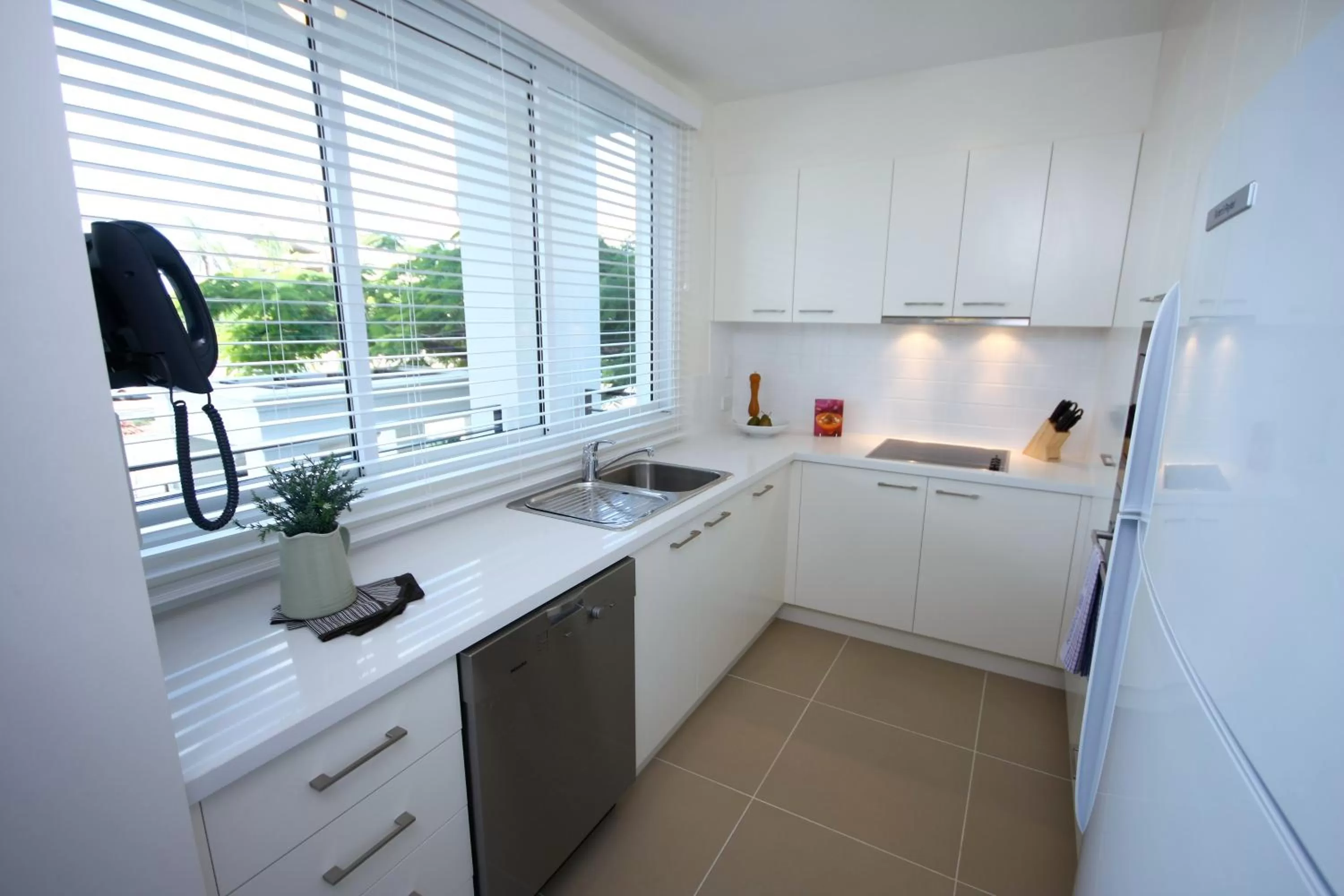 Kitchen or kitchenette in Domain Serviced Apartments