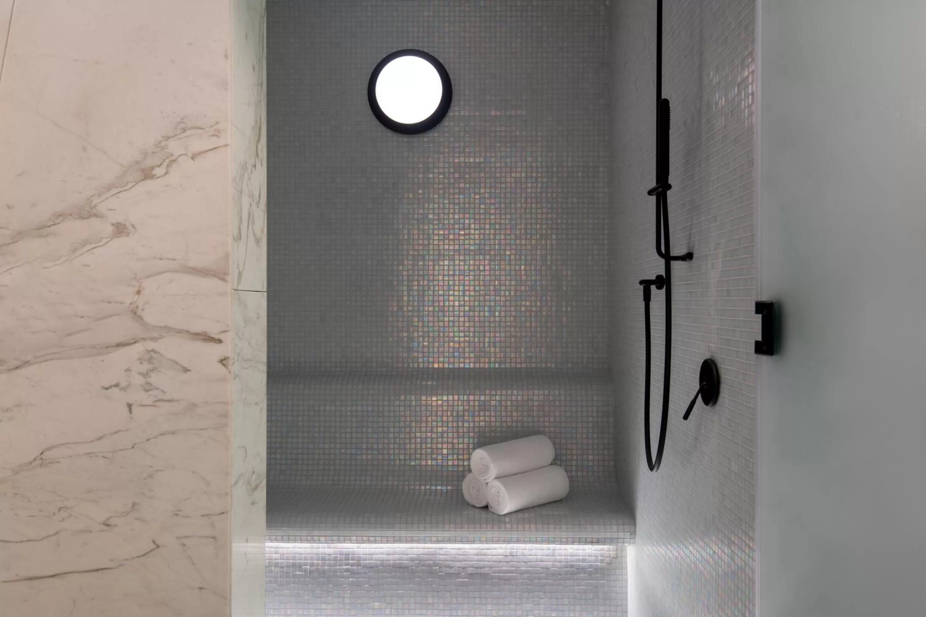 Steam room in Steigenberger Hotel Doha