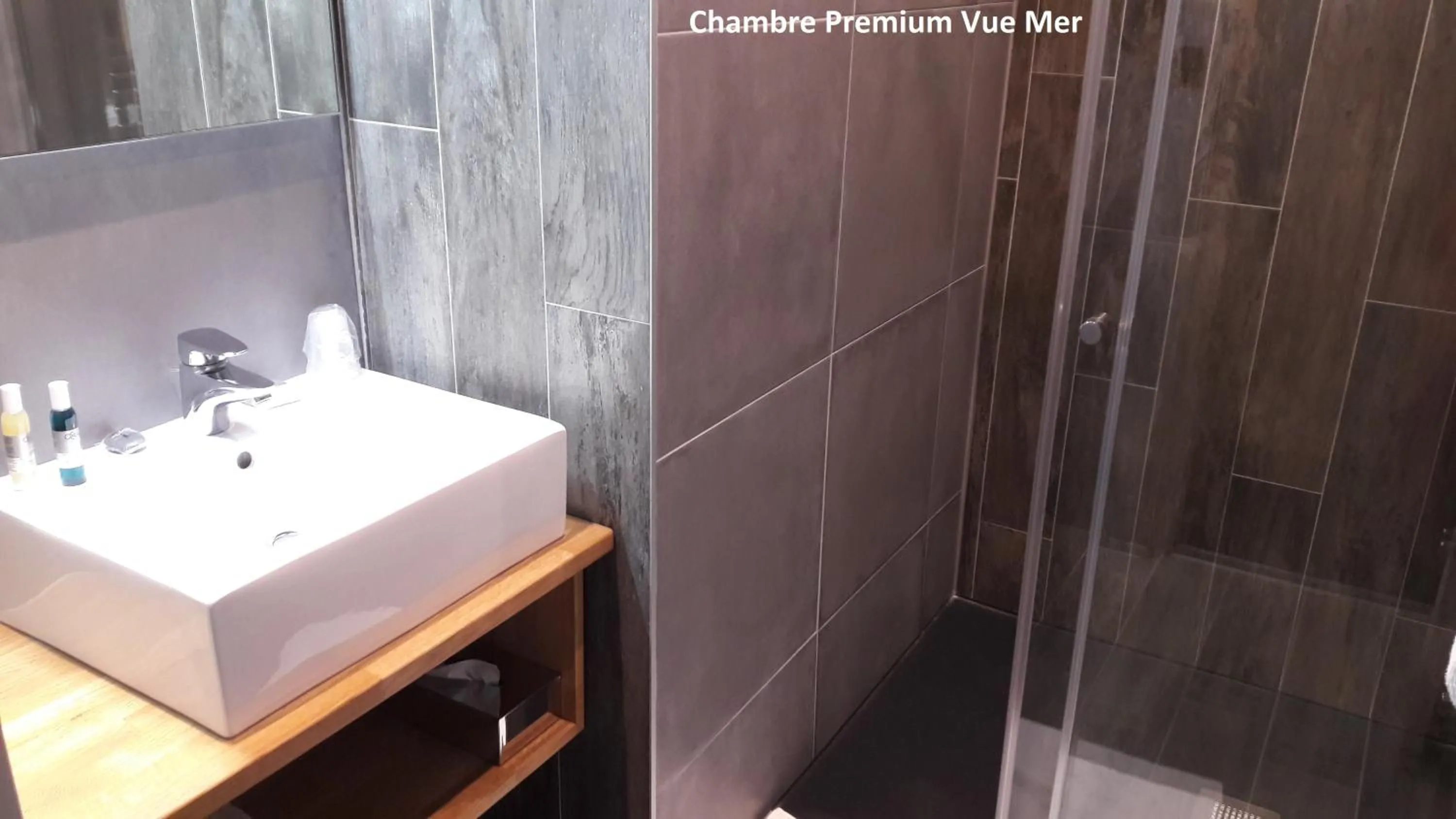 Shower in Hôtel Les Brises