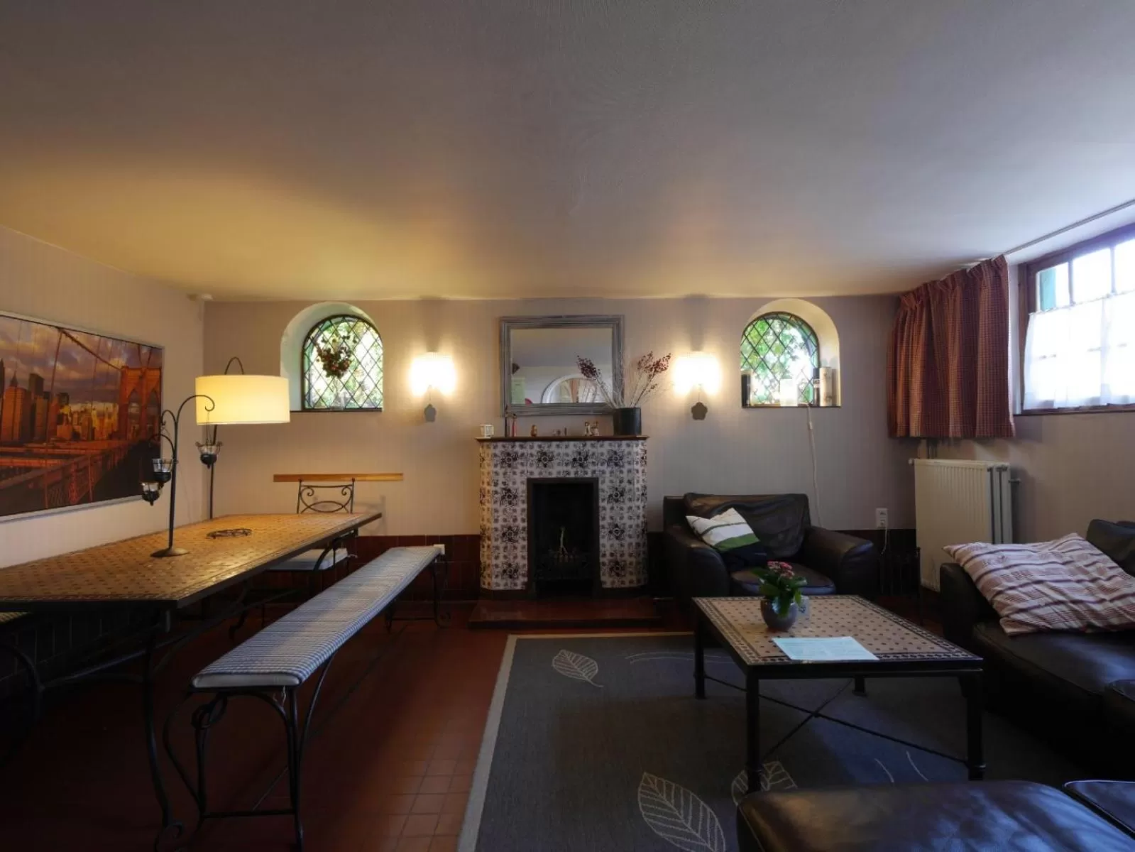 Living room, Bed in L'Étape Fagnarde - Bed, Breakfast & Sauna