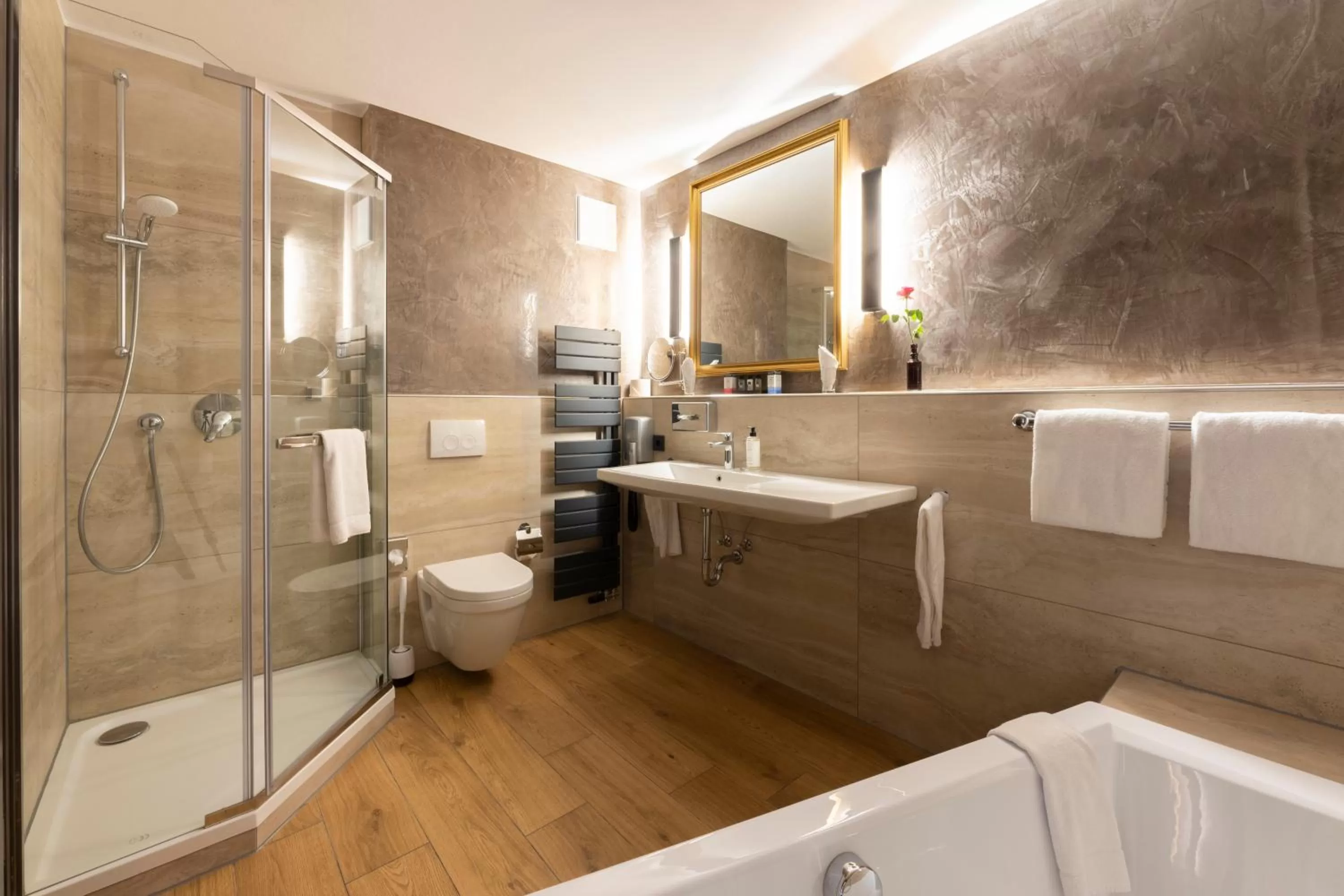 Bathroom in Alpin & Wellness Resort Ludwig Royal