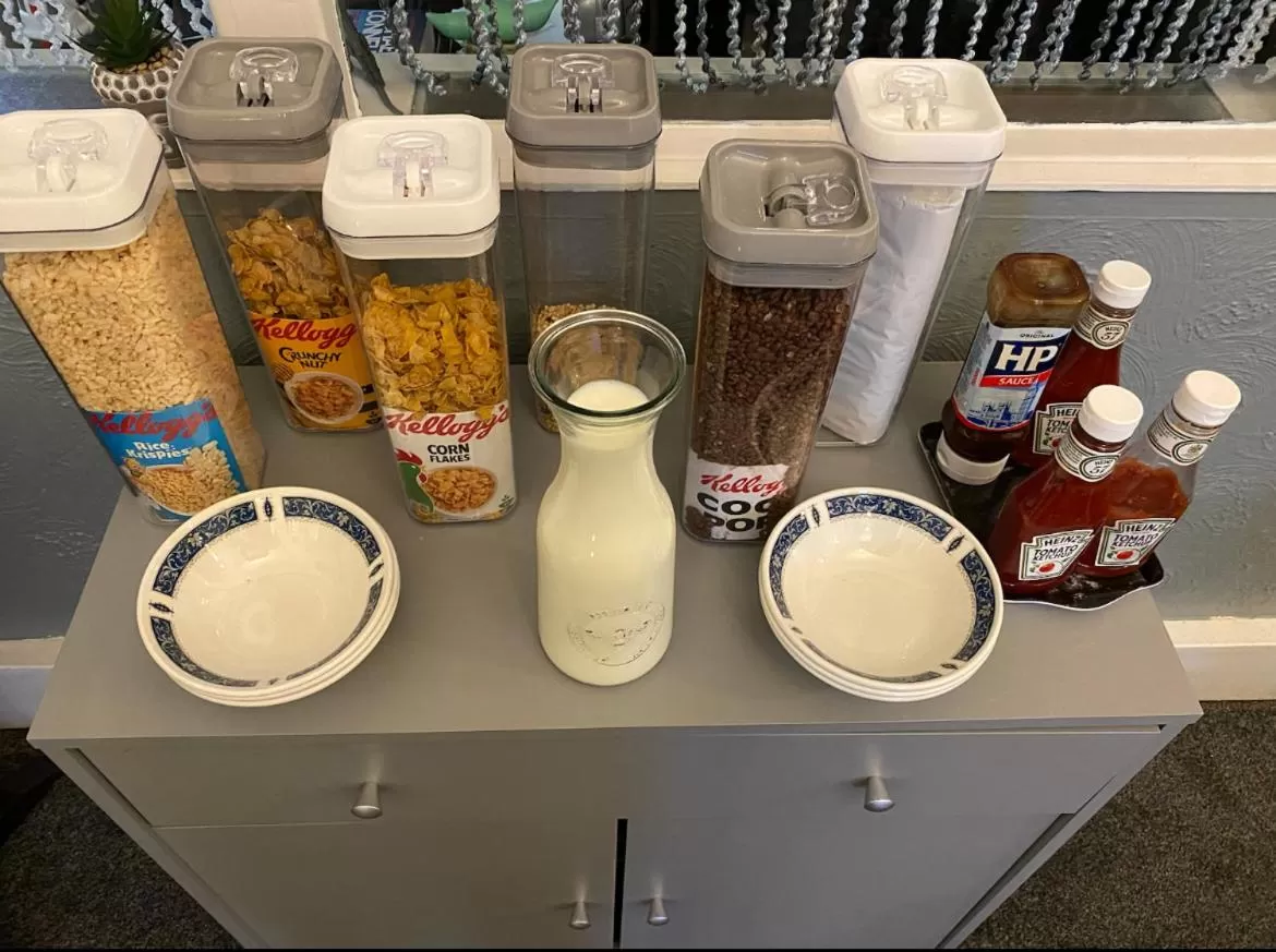 Breakfast in The Rhyl. Blackpool