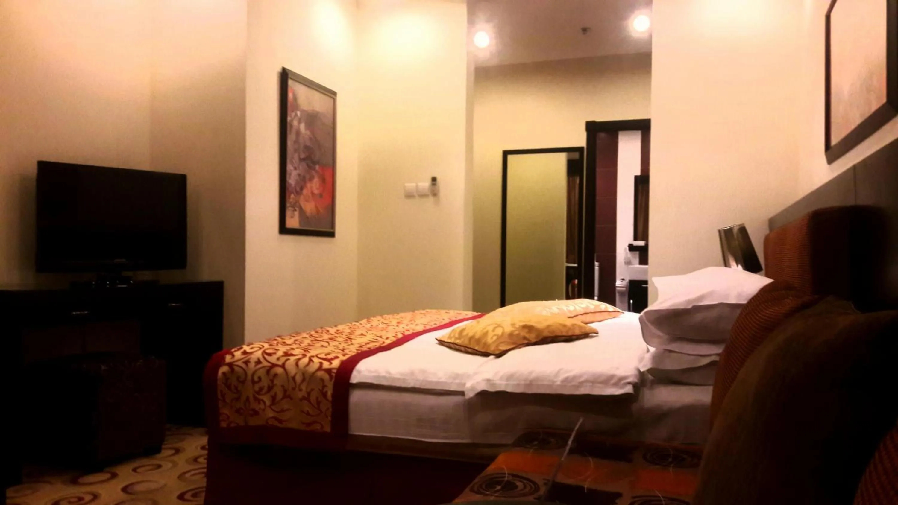 Bedroom, Bed in فندق حديقة الأزهار