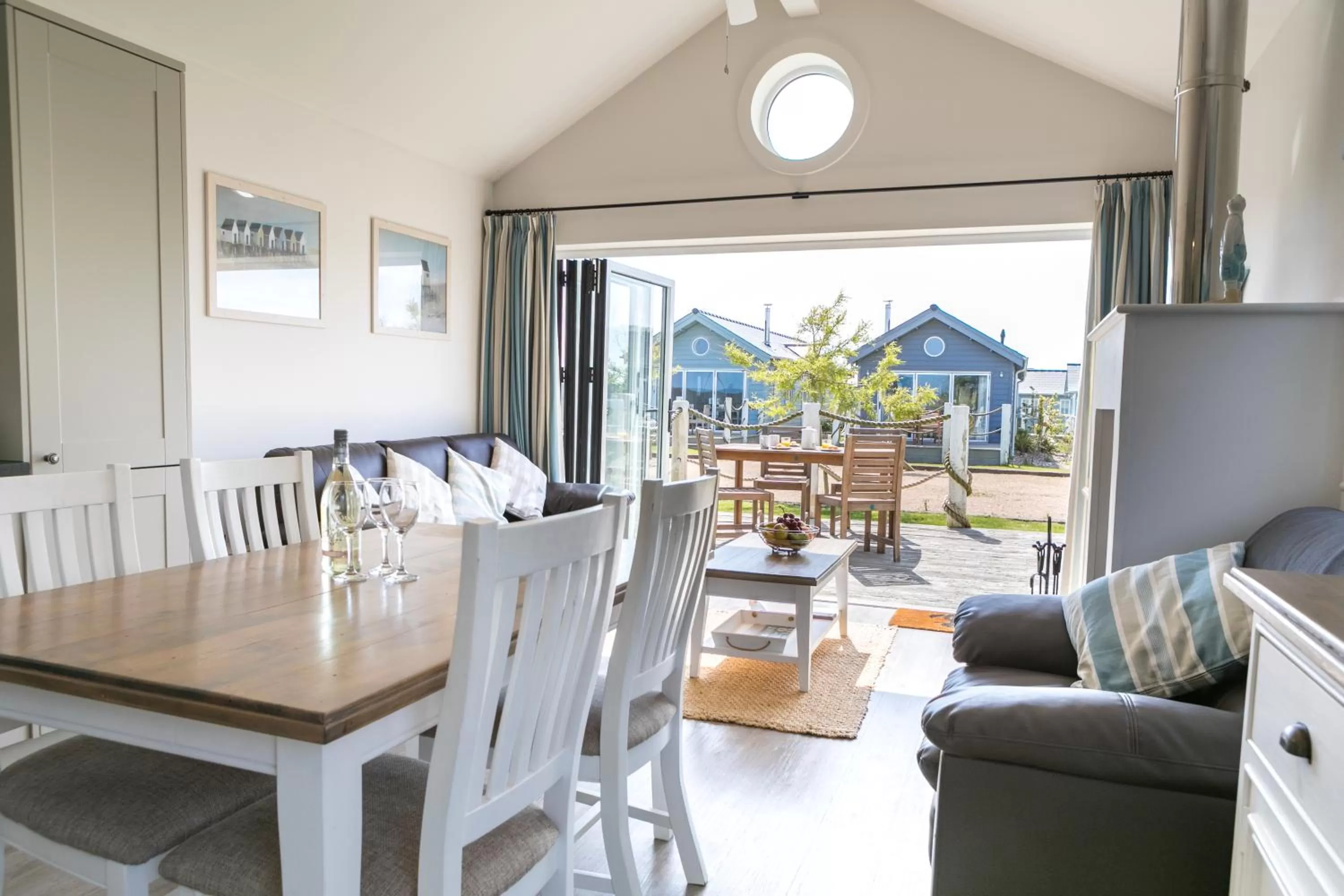 Patio in The Bay Filey Holiday Village