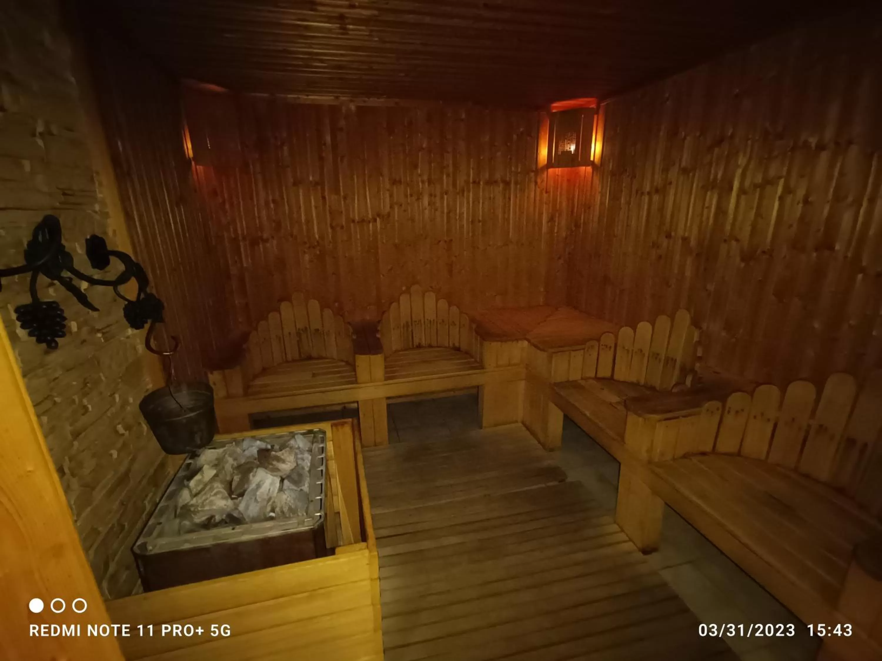 Sauna in Studio D06, Green Life Bansko