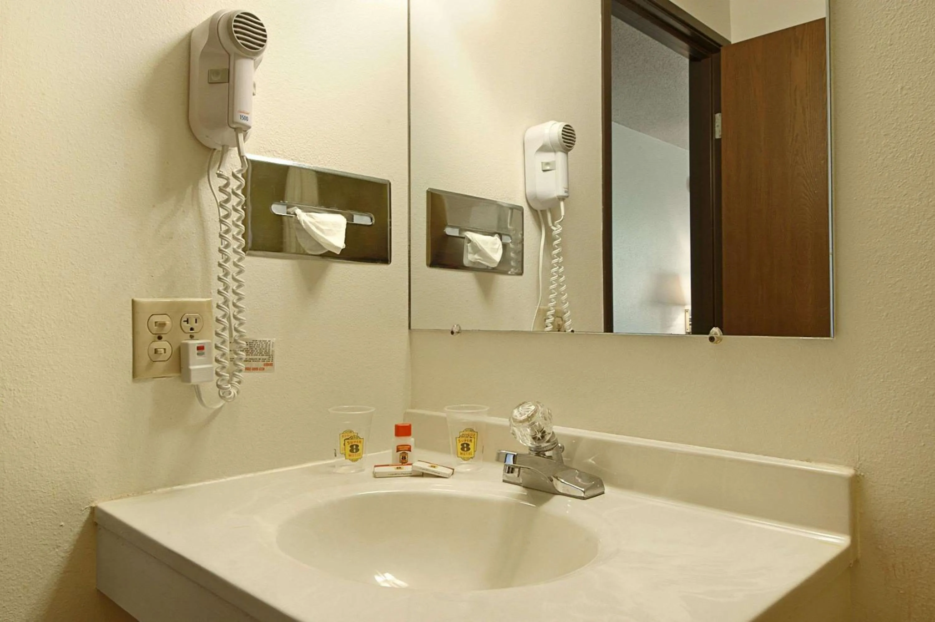 Bathroom in Super 8 by Wyndham Rapid City Rushmore Rd