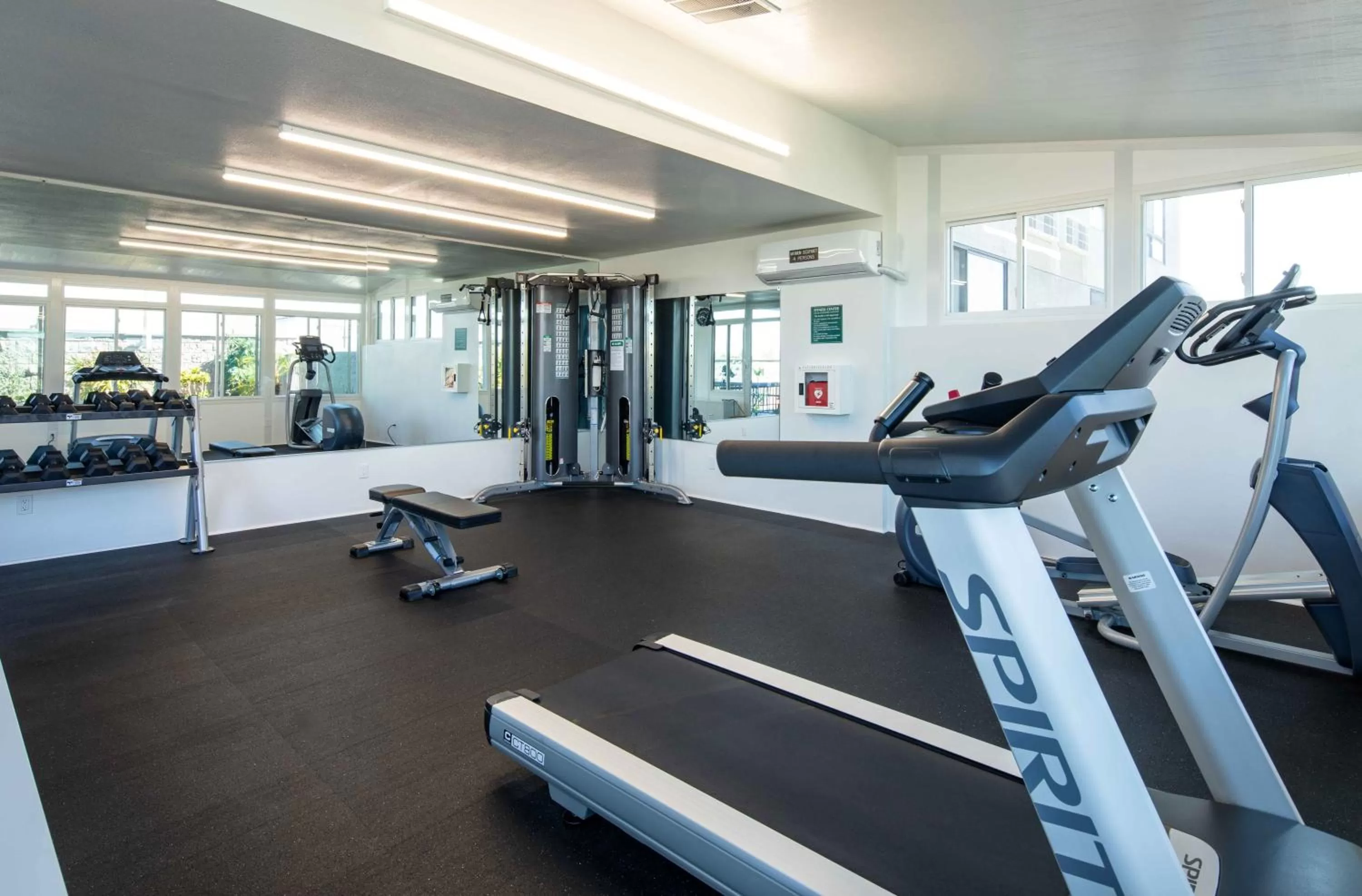 Fitness centre/facilities in New Gardena Hotel