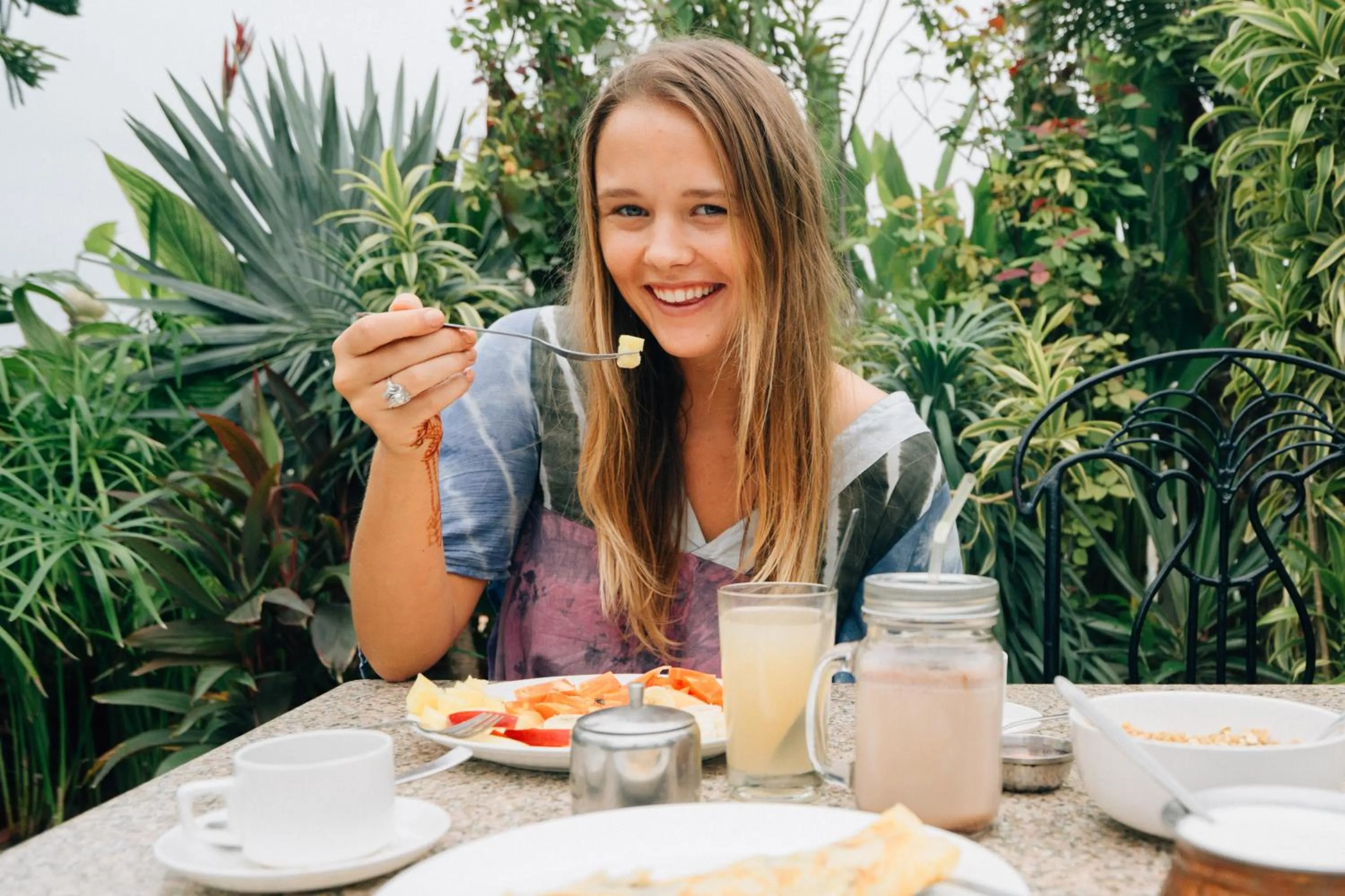 Patio in Hotel Kalyan