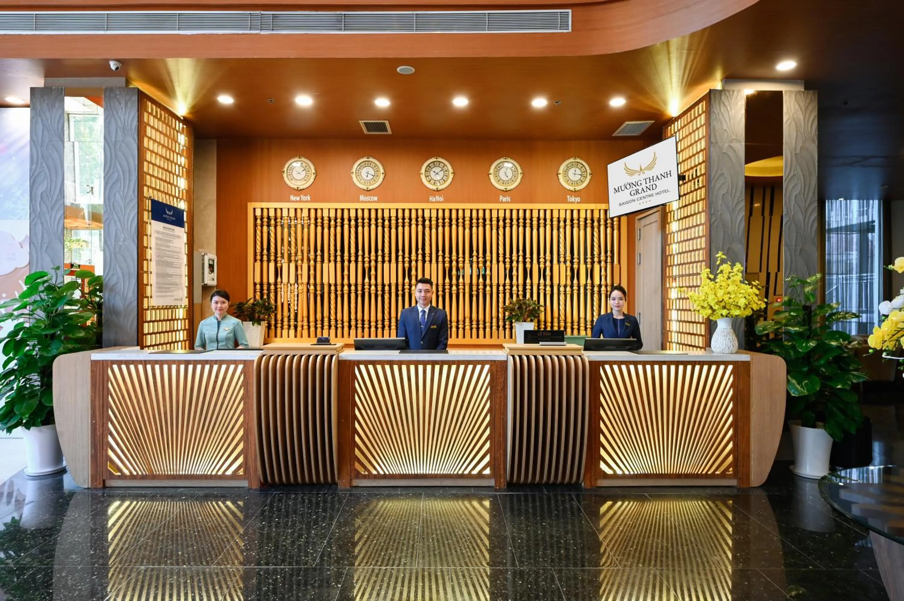 Lobby or reception in Muong Thanh Grand Saigon Centre Hotel