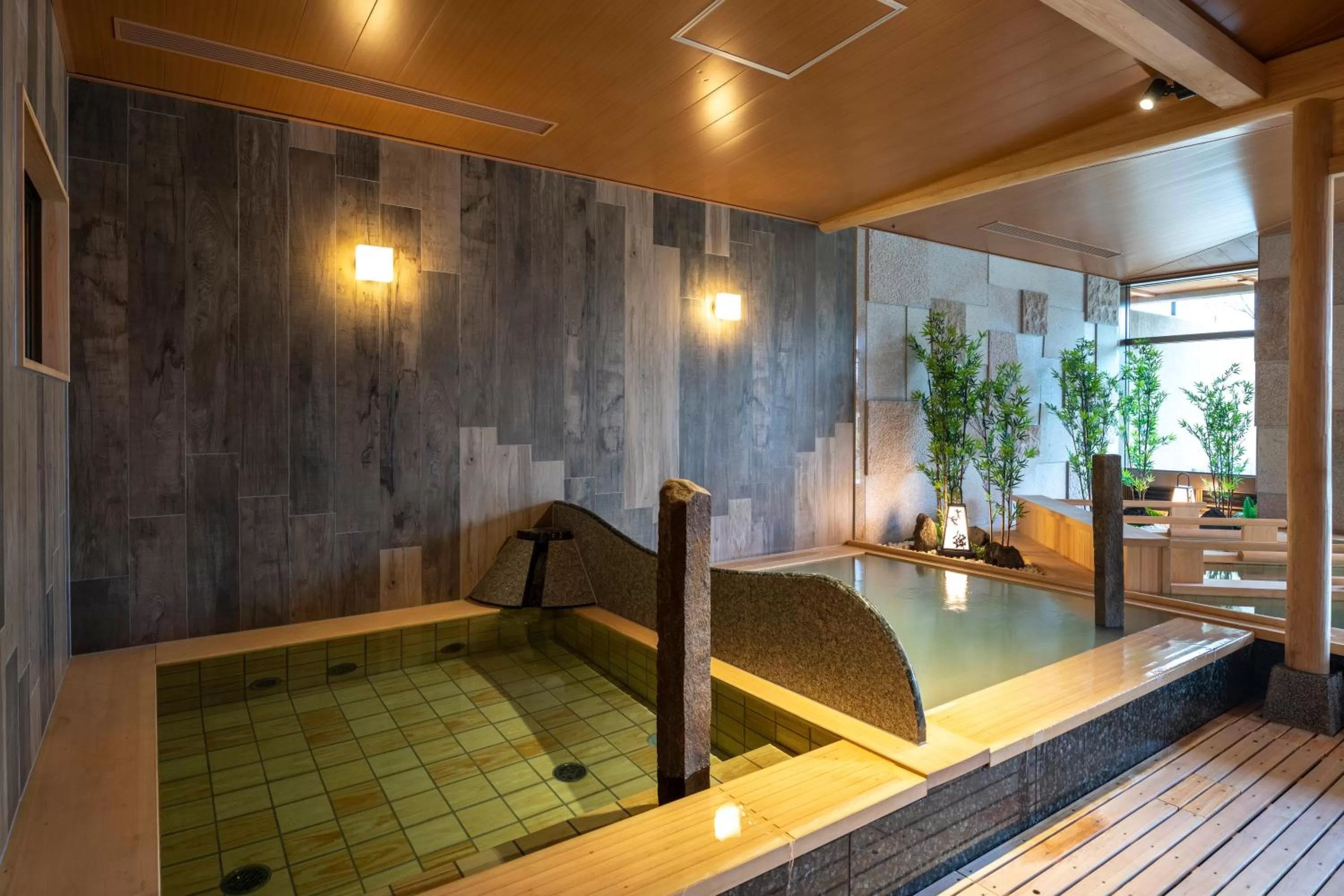 Hot Spring Bath in La Vista Kirishima Hills