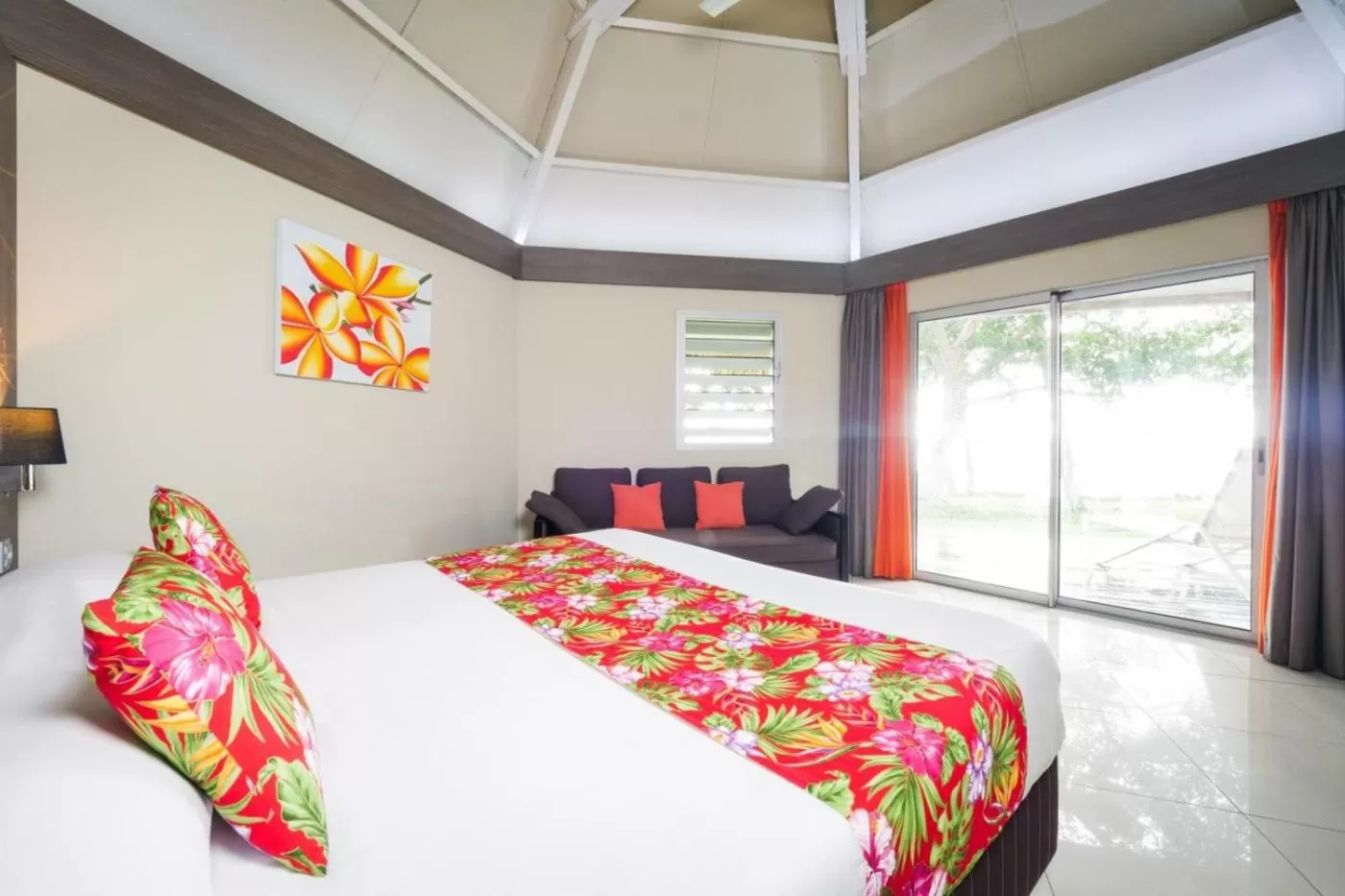 Bed in Hotel Koulnoue Village