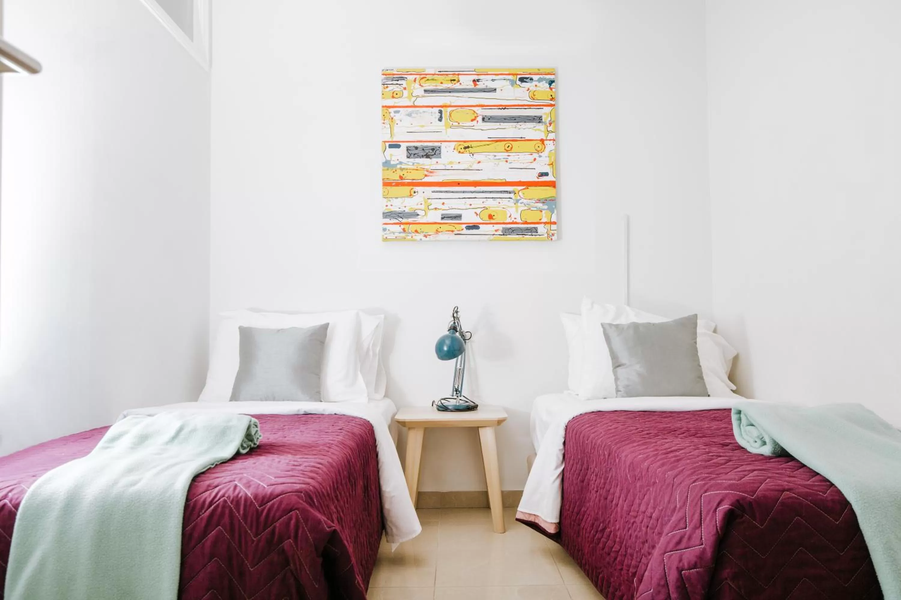 Bedroom, Bed in Athens Studios