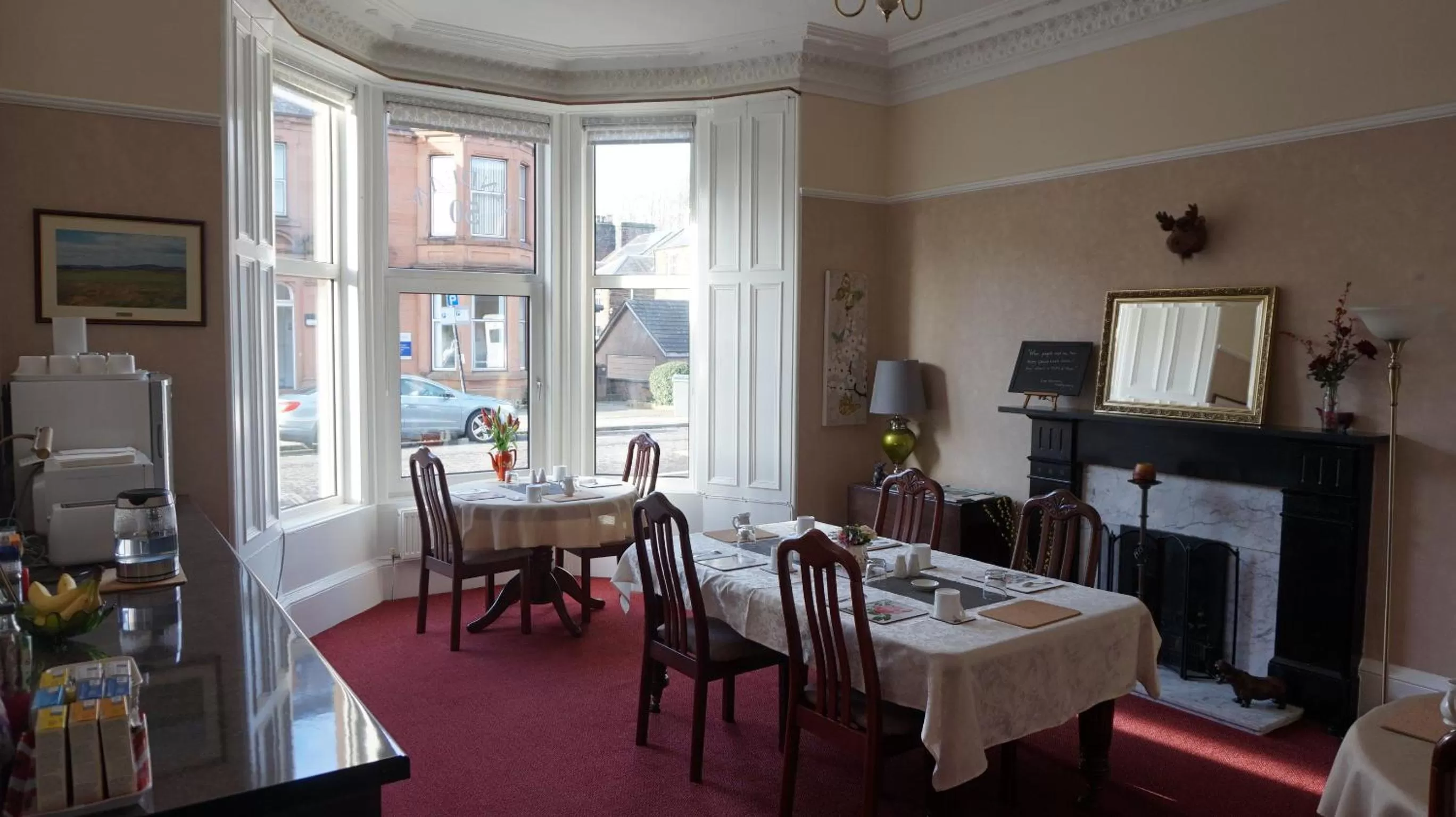 Restaurant/places to eat in Lindean Guest House