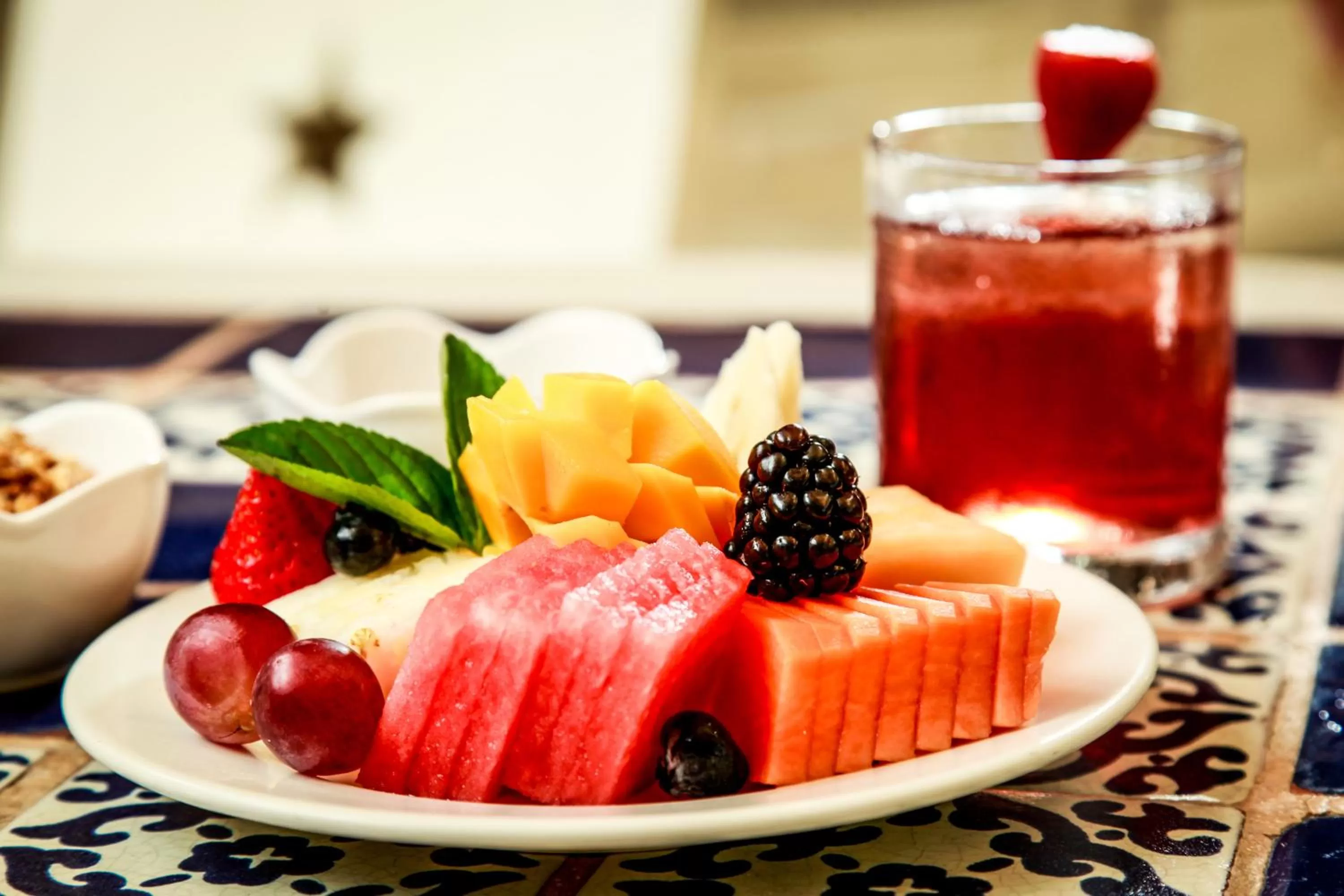 Food and drinks in Villa Las Estrellas Tulum - located at the party zone