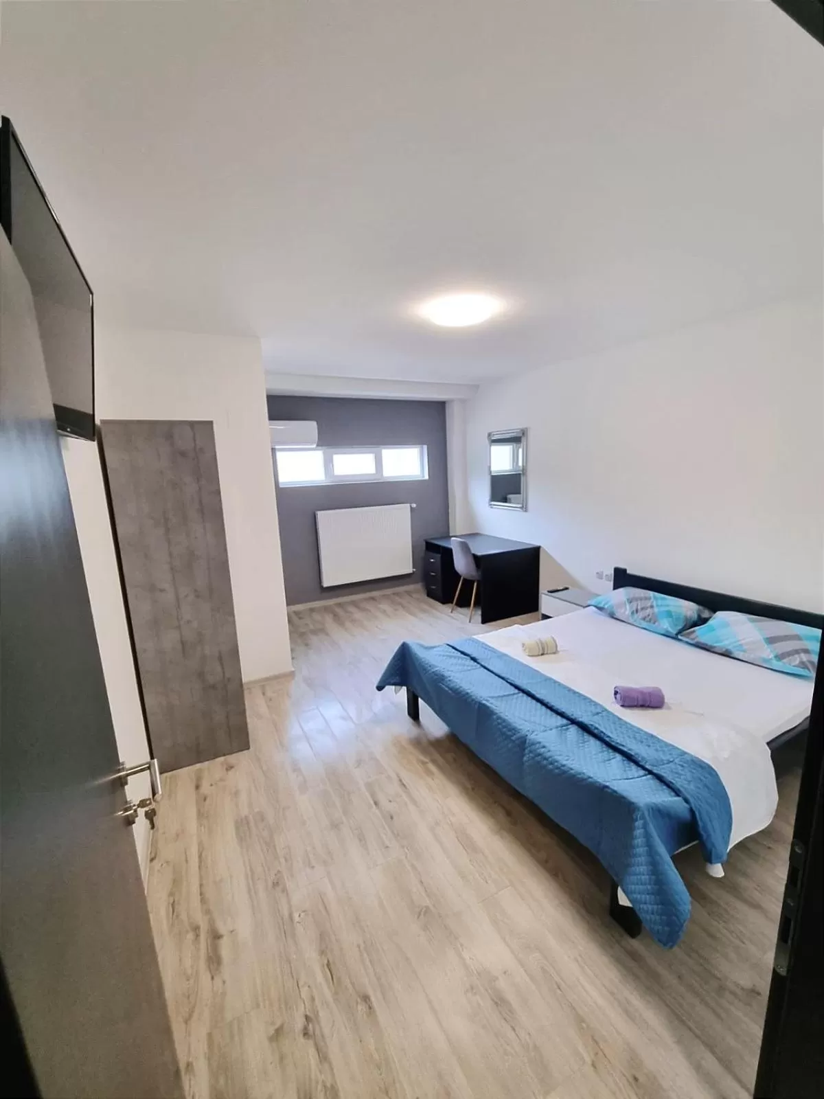 Bed in Motel Gas-Petrol