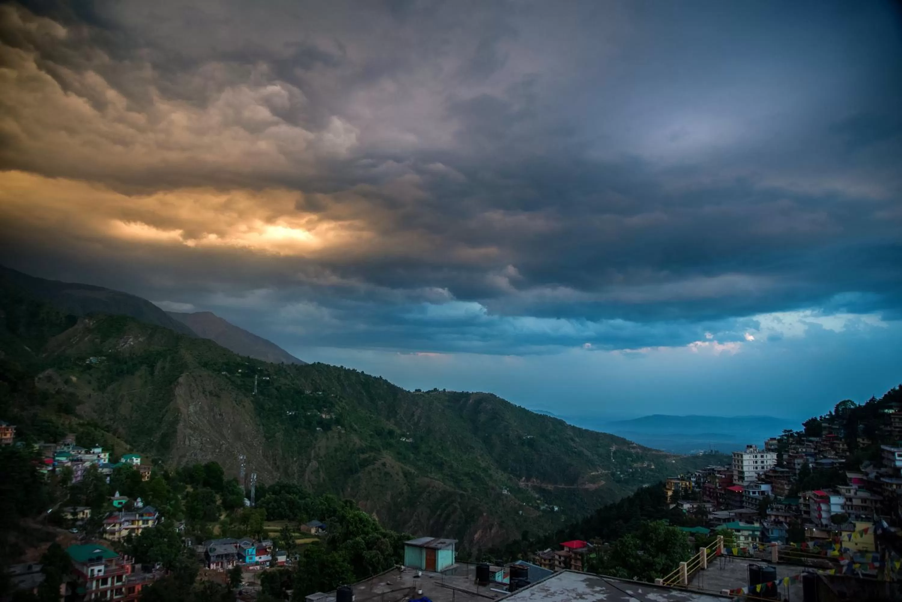 Mountain view in Green Hotel