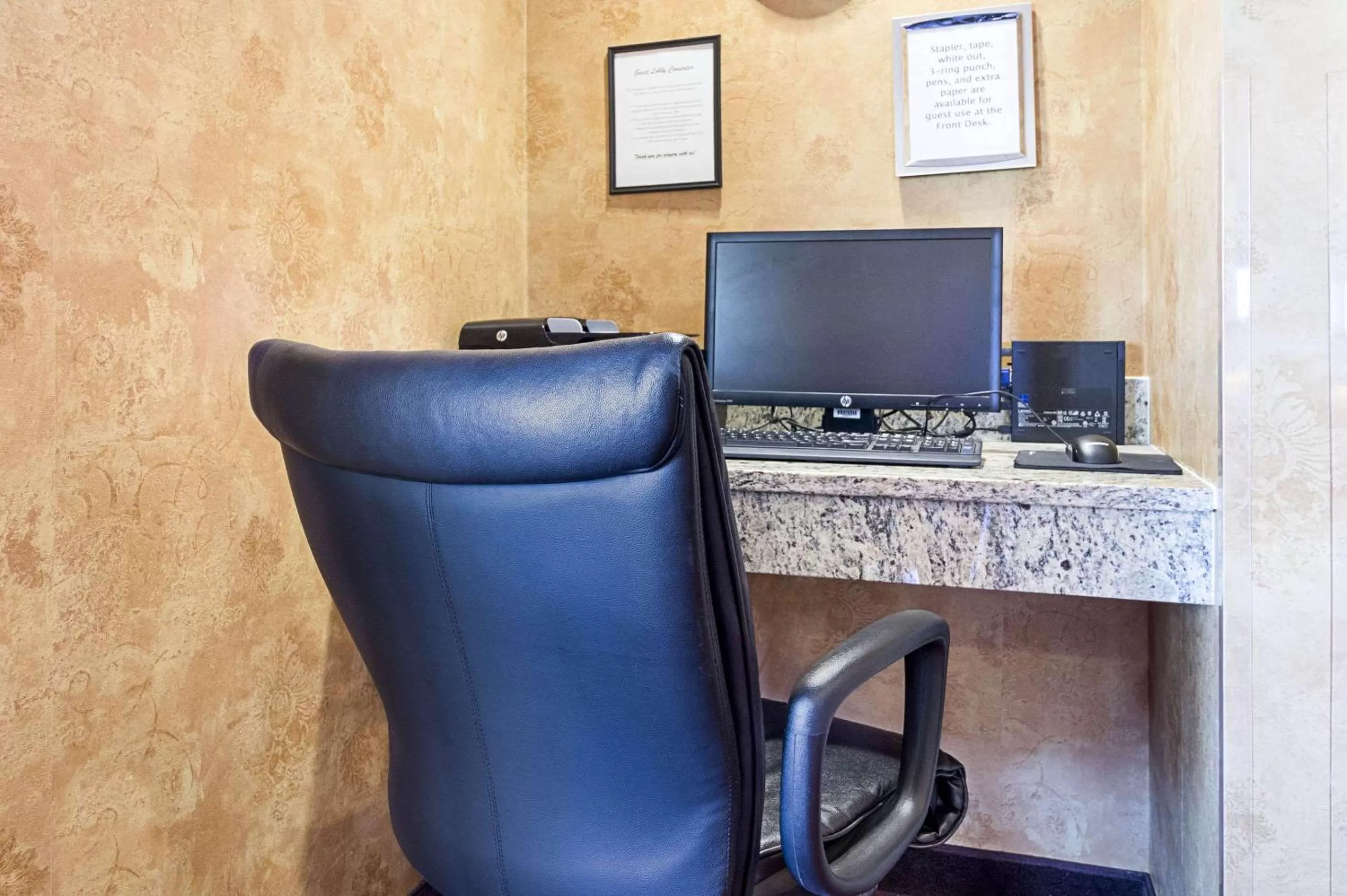 On site in Quality Inn Fairmont