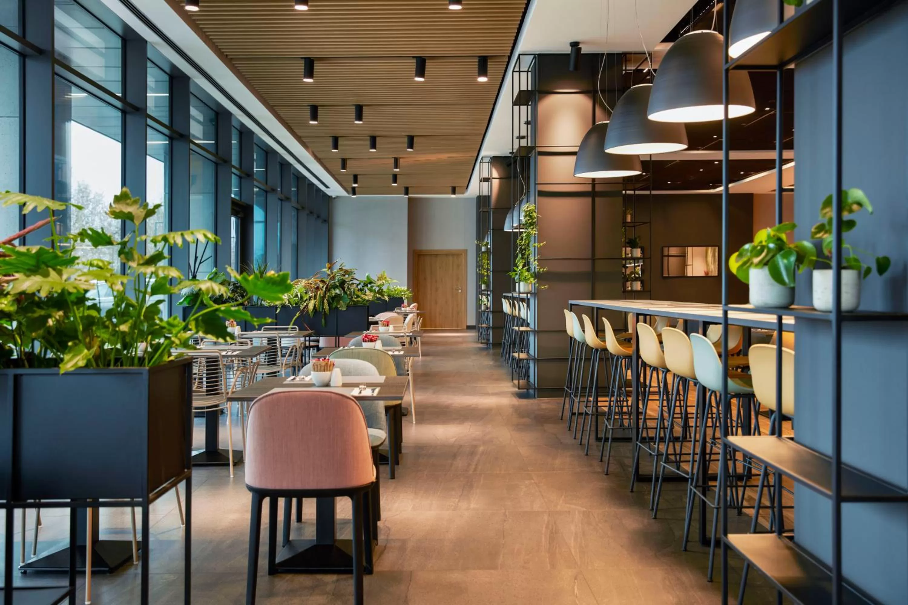 Restaurant/places to eat in Q Hotel Plus Wrocław Bielany