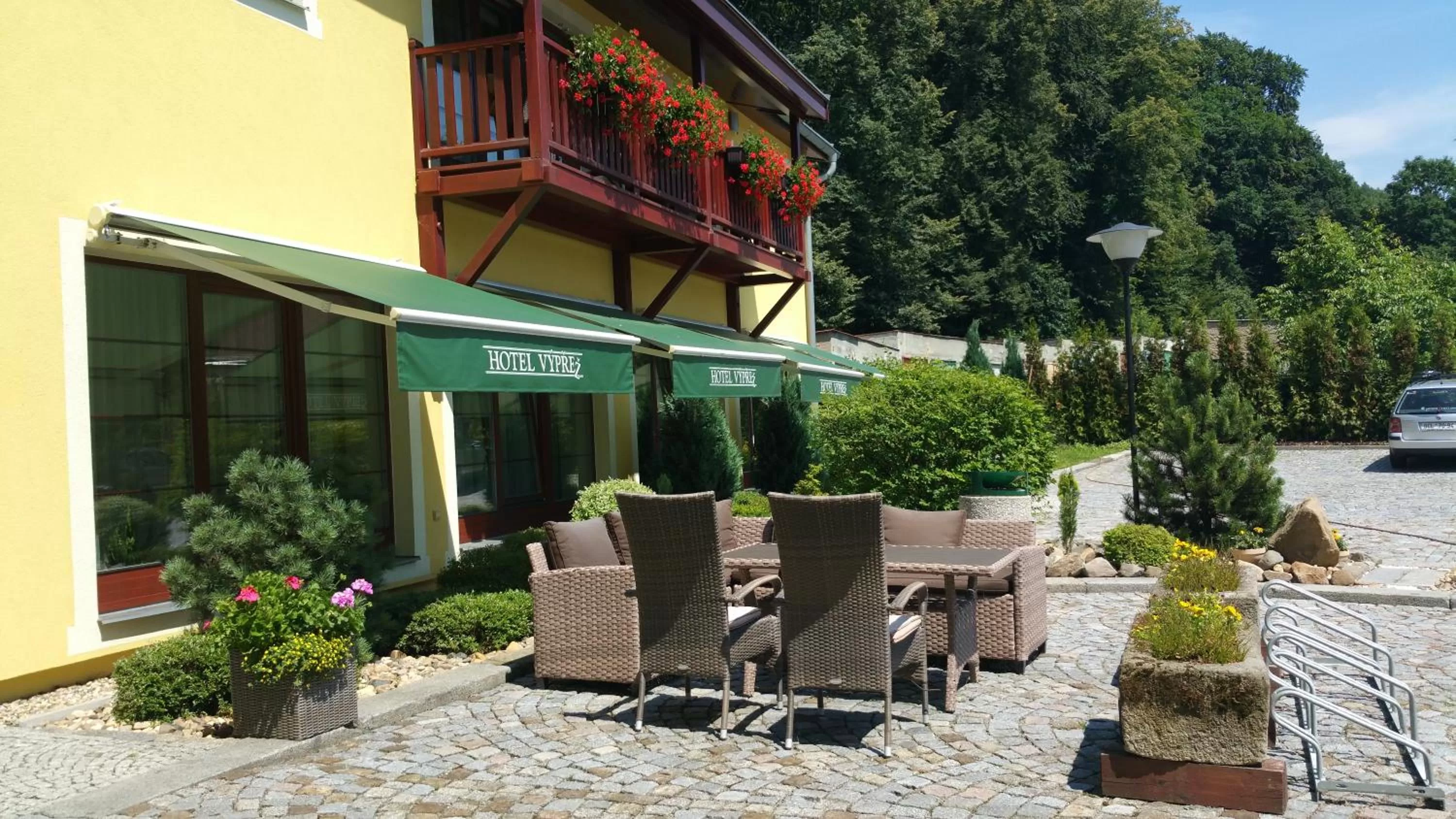Patio, Patio/Outdoor Area in Hotel Výpřež - Děčín