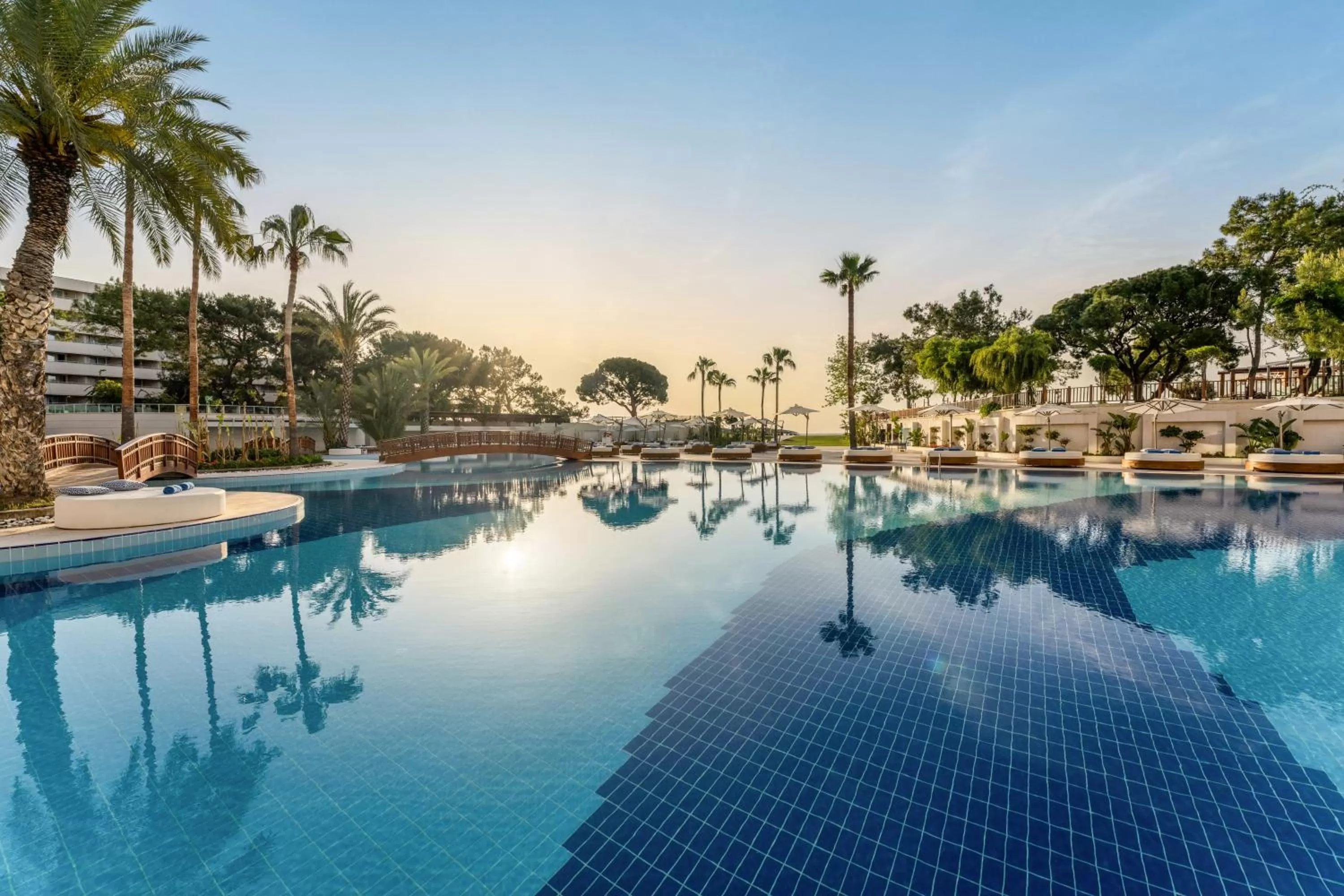 Pool view in Rixos Premium Tekirova - The Land of Legends Access