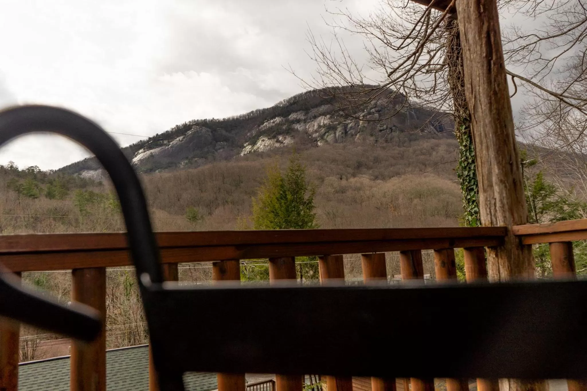 Patio in The Chimney Rock Inn & Cottages