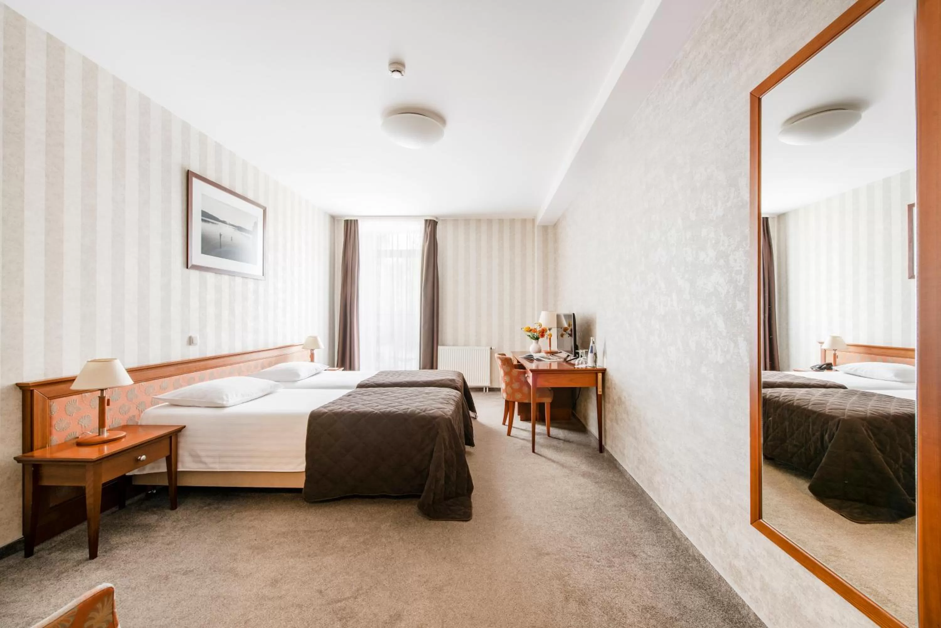 Bed in Amberton Cathedral Square Hotel Vilnius