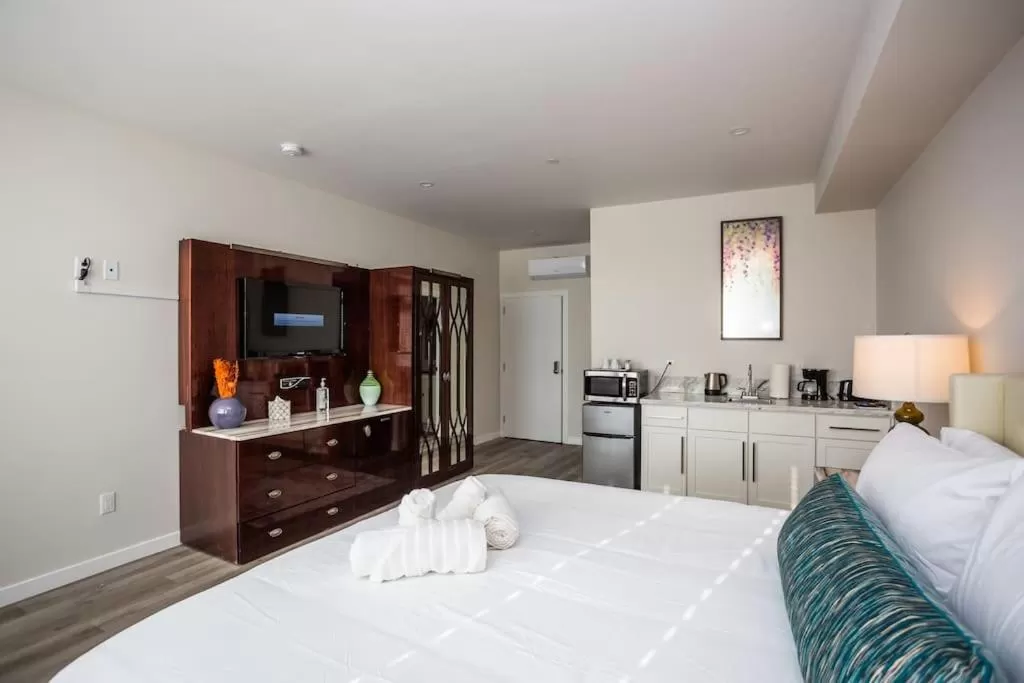 Seating Area in Luxurious Studio in Heart of San Diego w Cali King