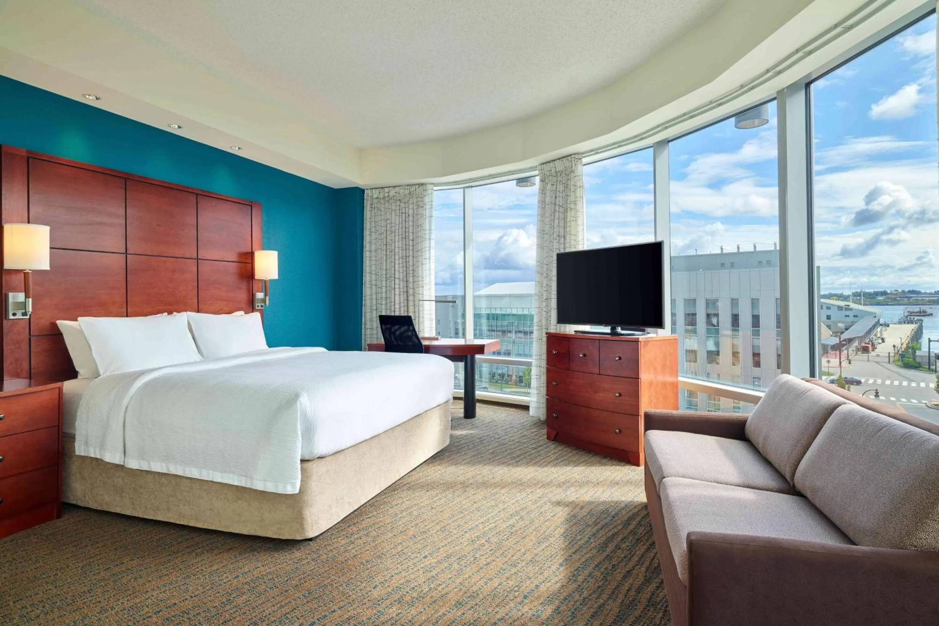 Bedroom, Bed in Residence Inn by Marriott Portland Downtown Waterfront