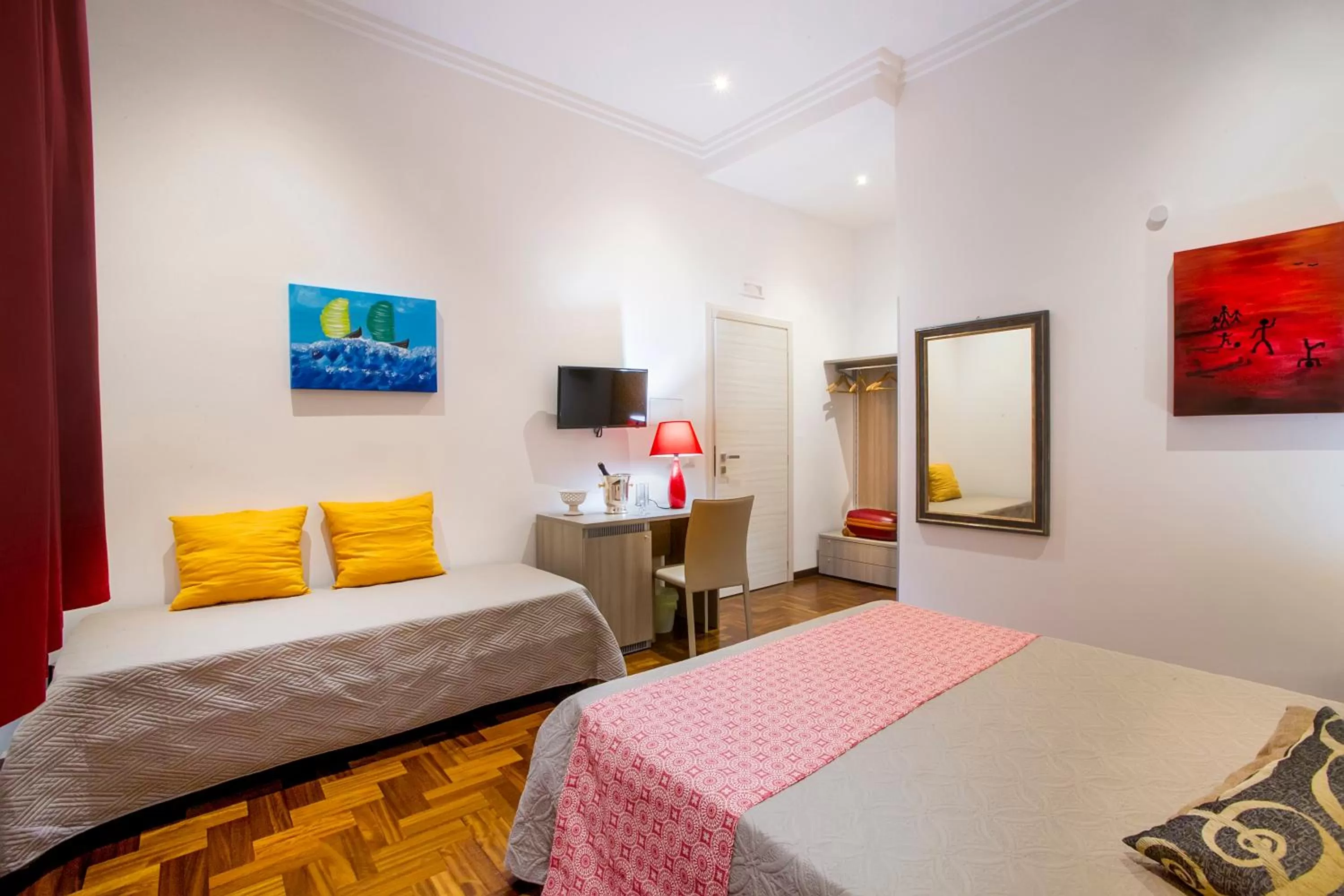 Bedroom, Bed in La Rocca Scavata