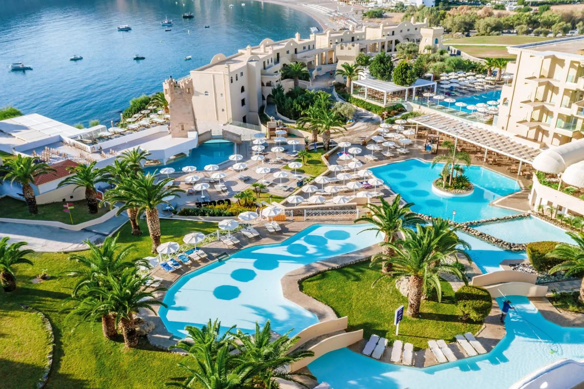 Bird's eye view in Lindos Royal Resort