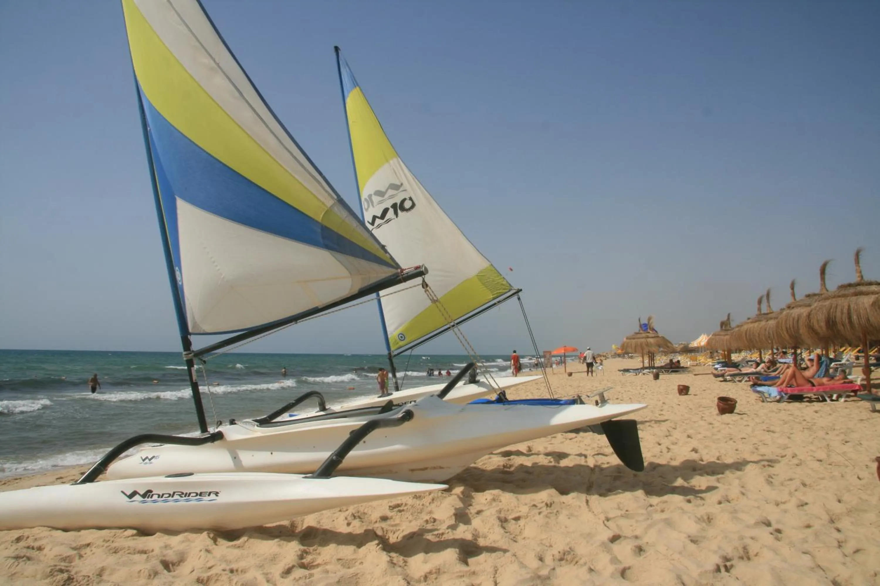 Beach in El Mouradi Hammamet