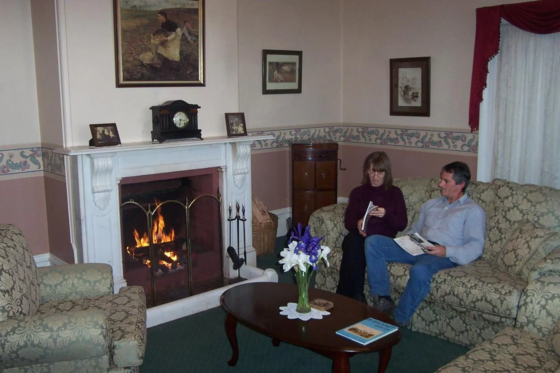 Seating area in Lucinda B&B