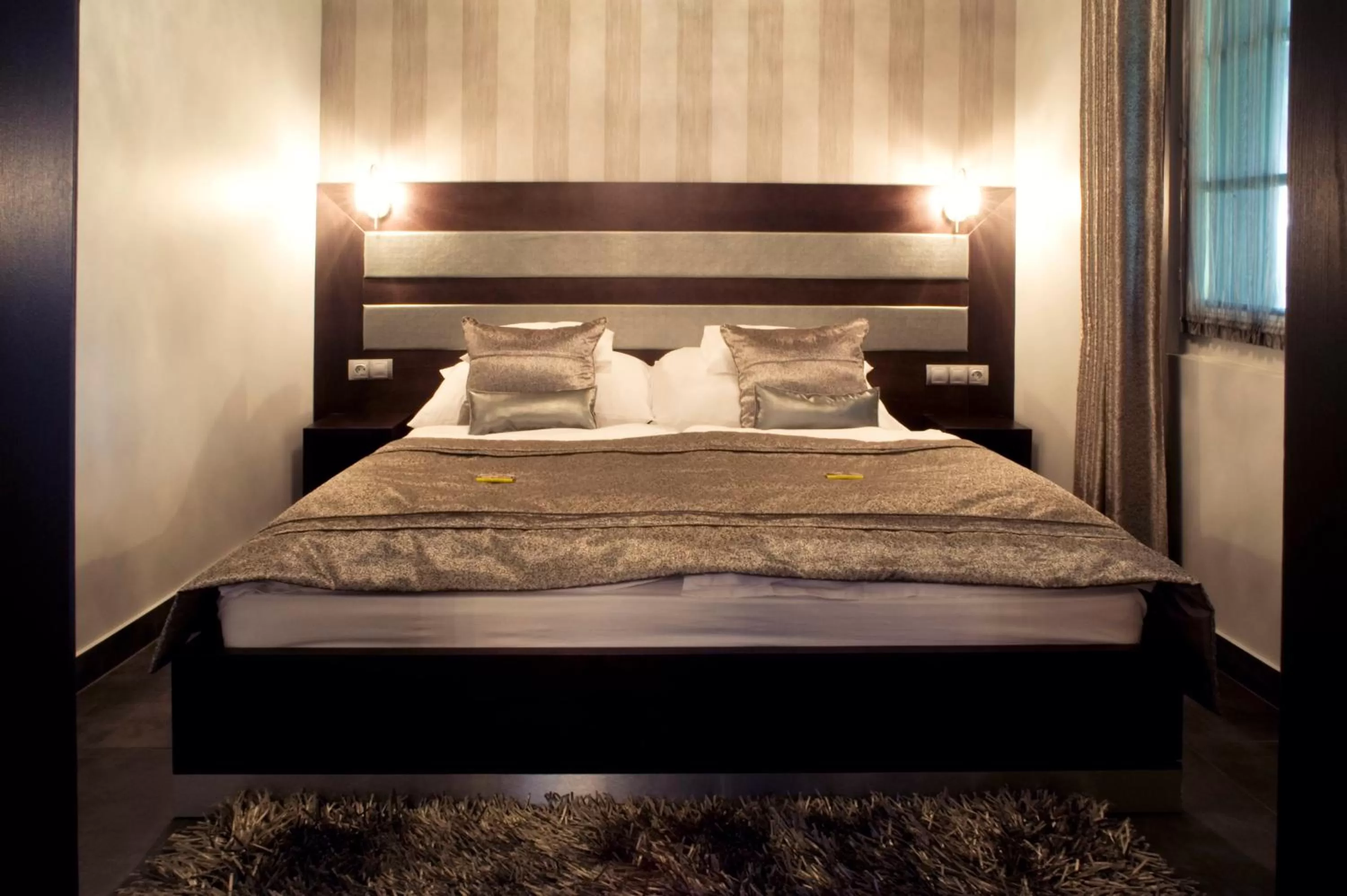 Bed in Varga Tanya Hotel