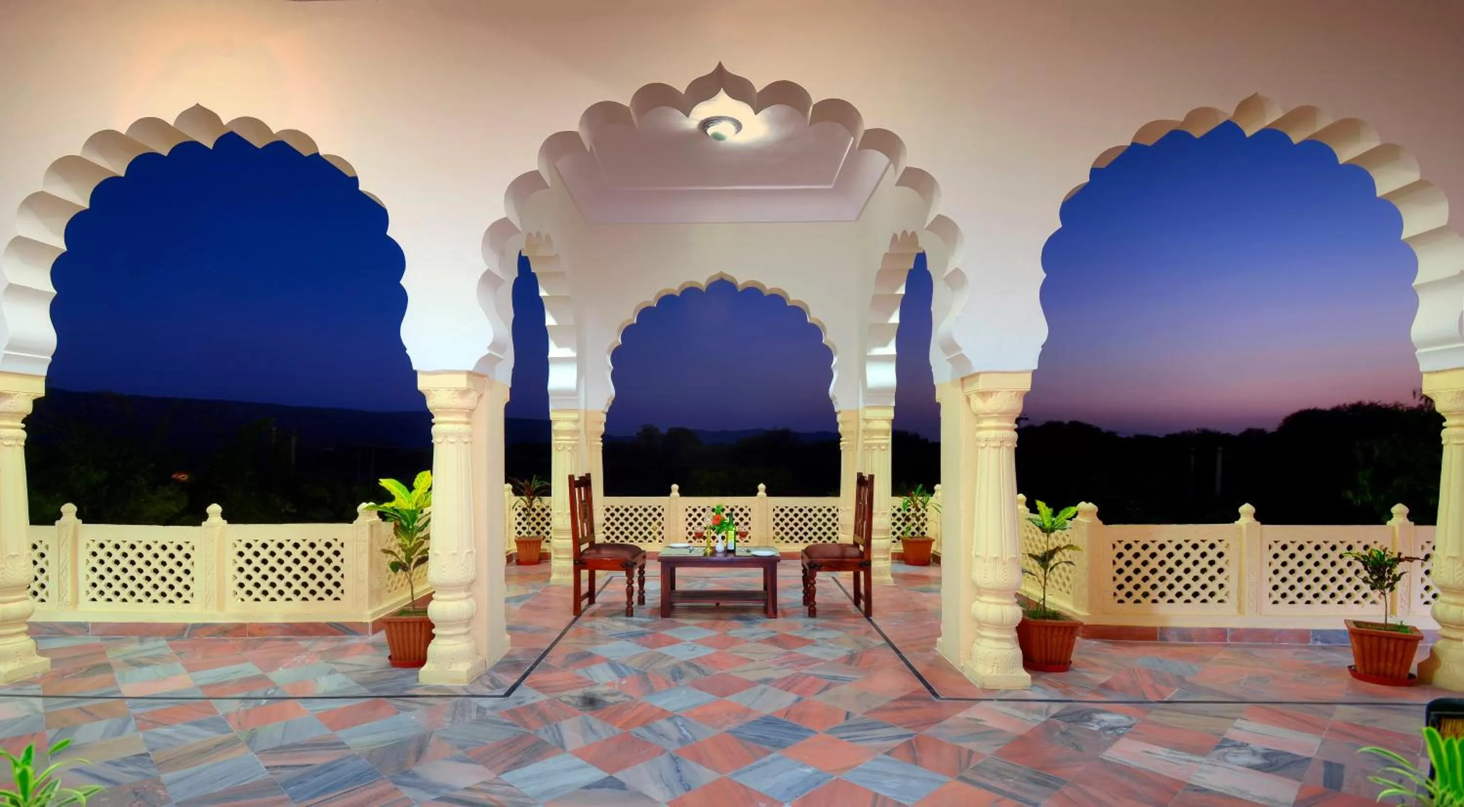 Balcony/Terrace in Ranthambhore Heritage Haveli