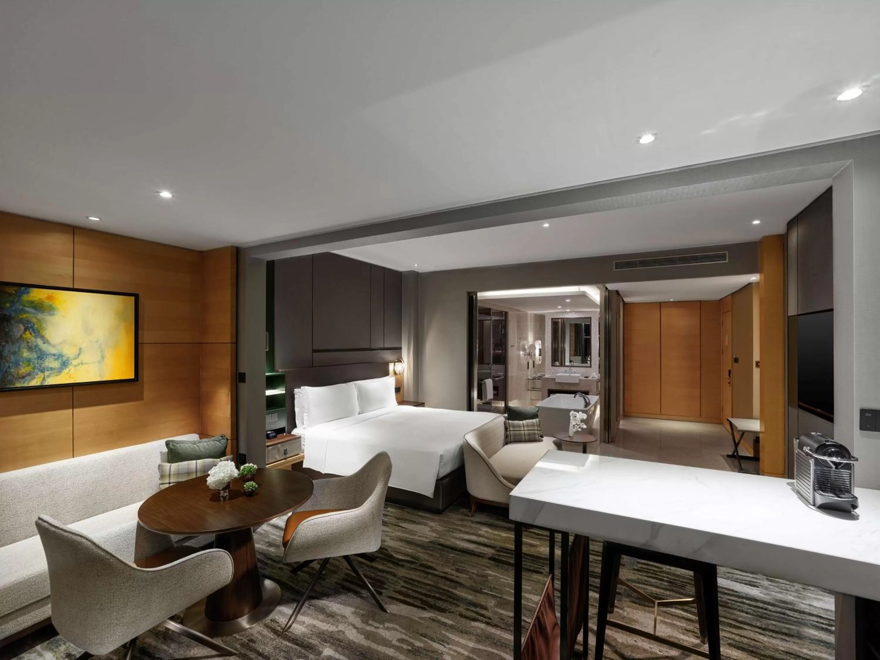 Living room in Hilton Shanghai Hongqiao